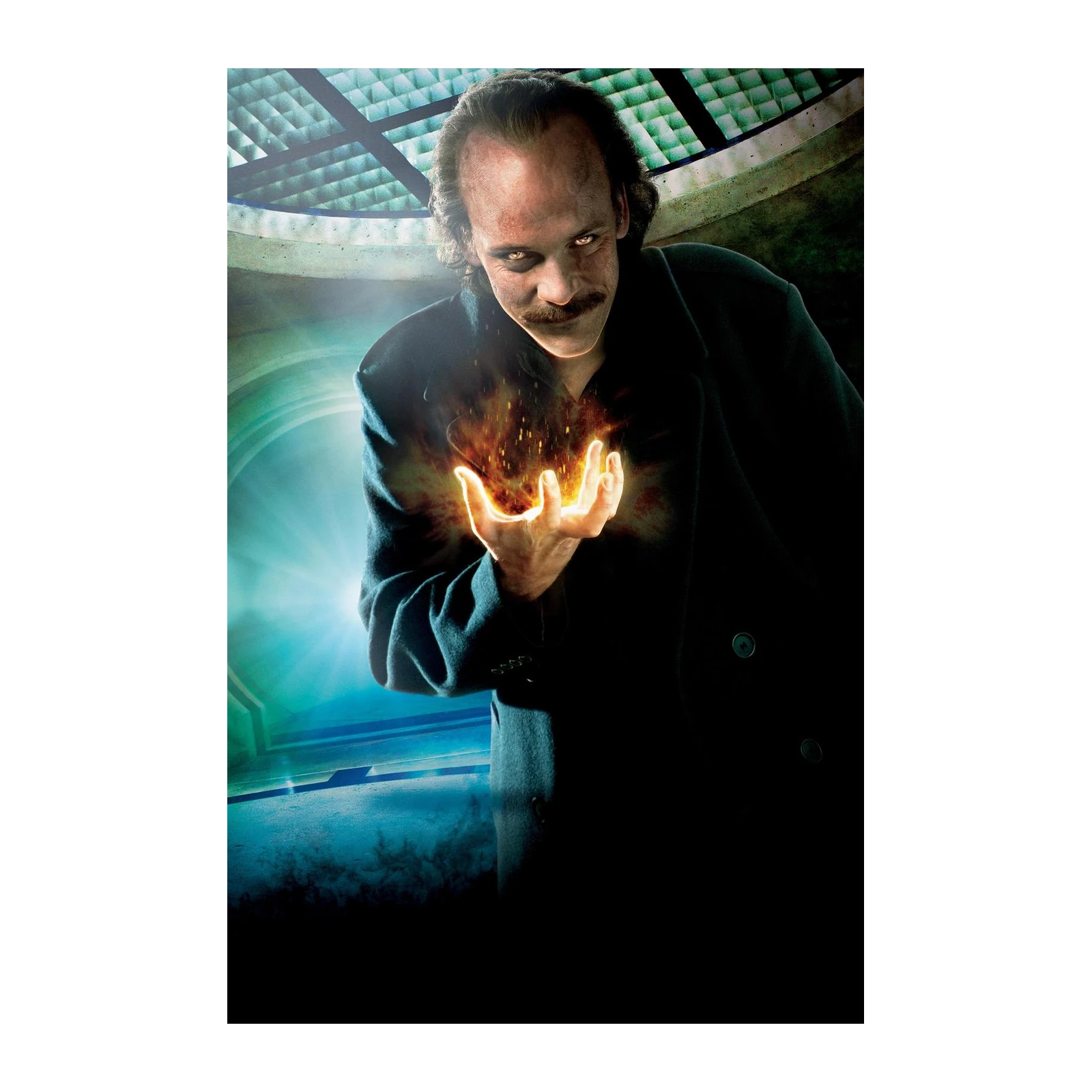 Mysterious Sorcerer Fiery Hand Wall Art
