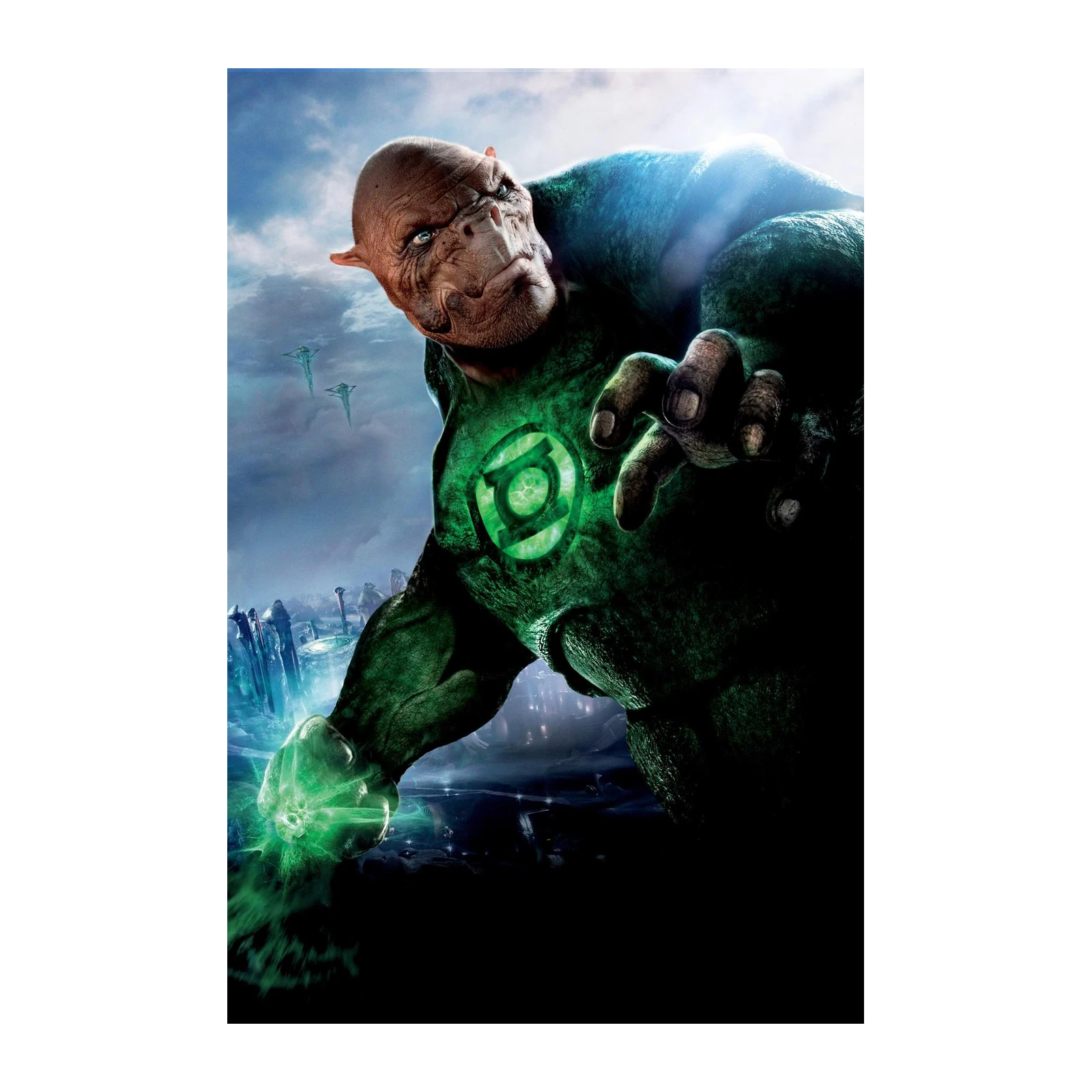 Green Lantern Sci-Fi Superhero Wall Art