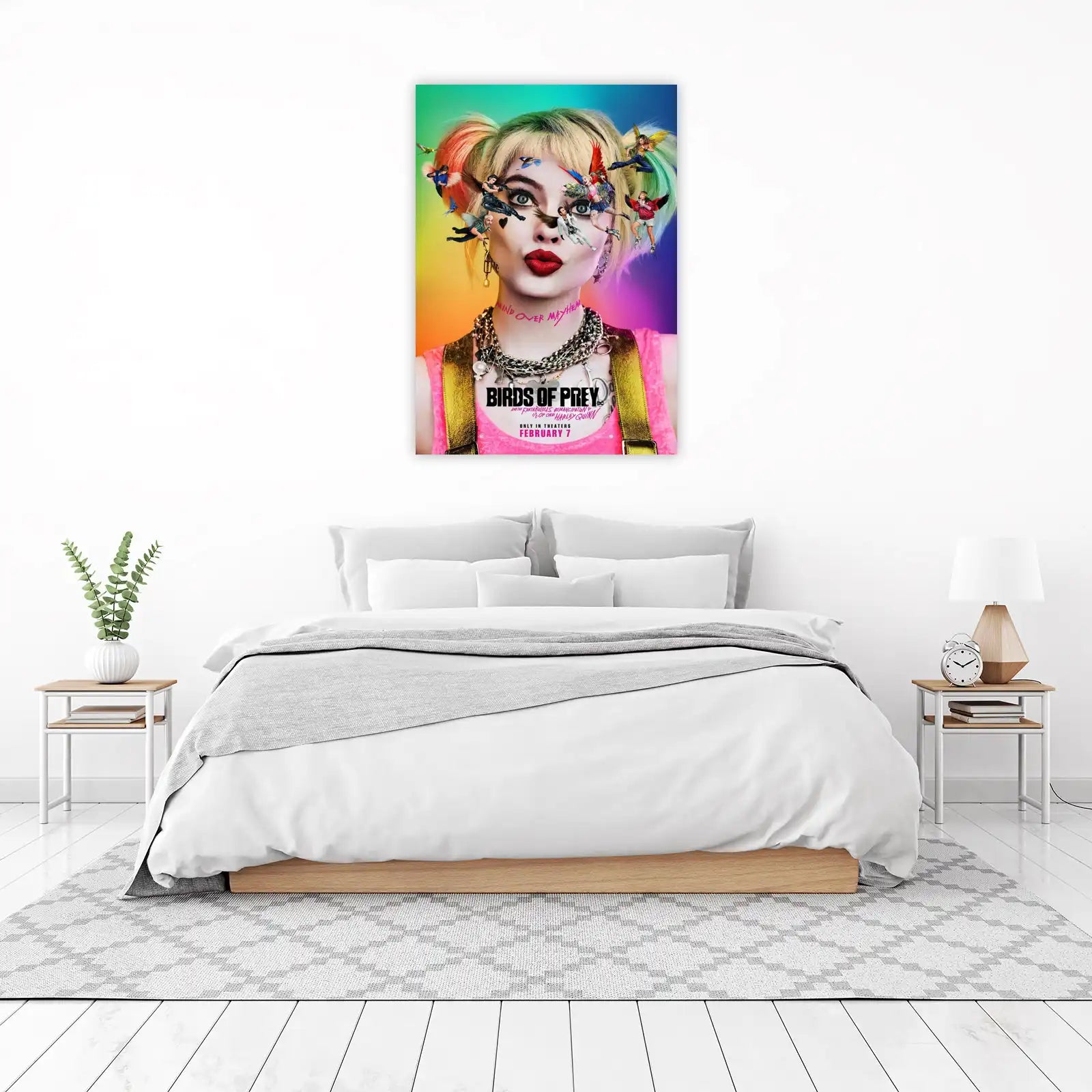 Harley Quinn Birds of Prey Wall Art