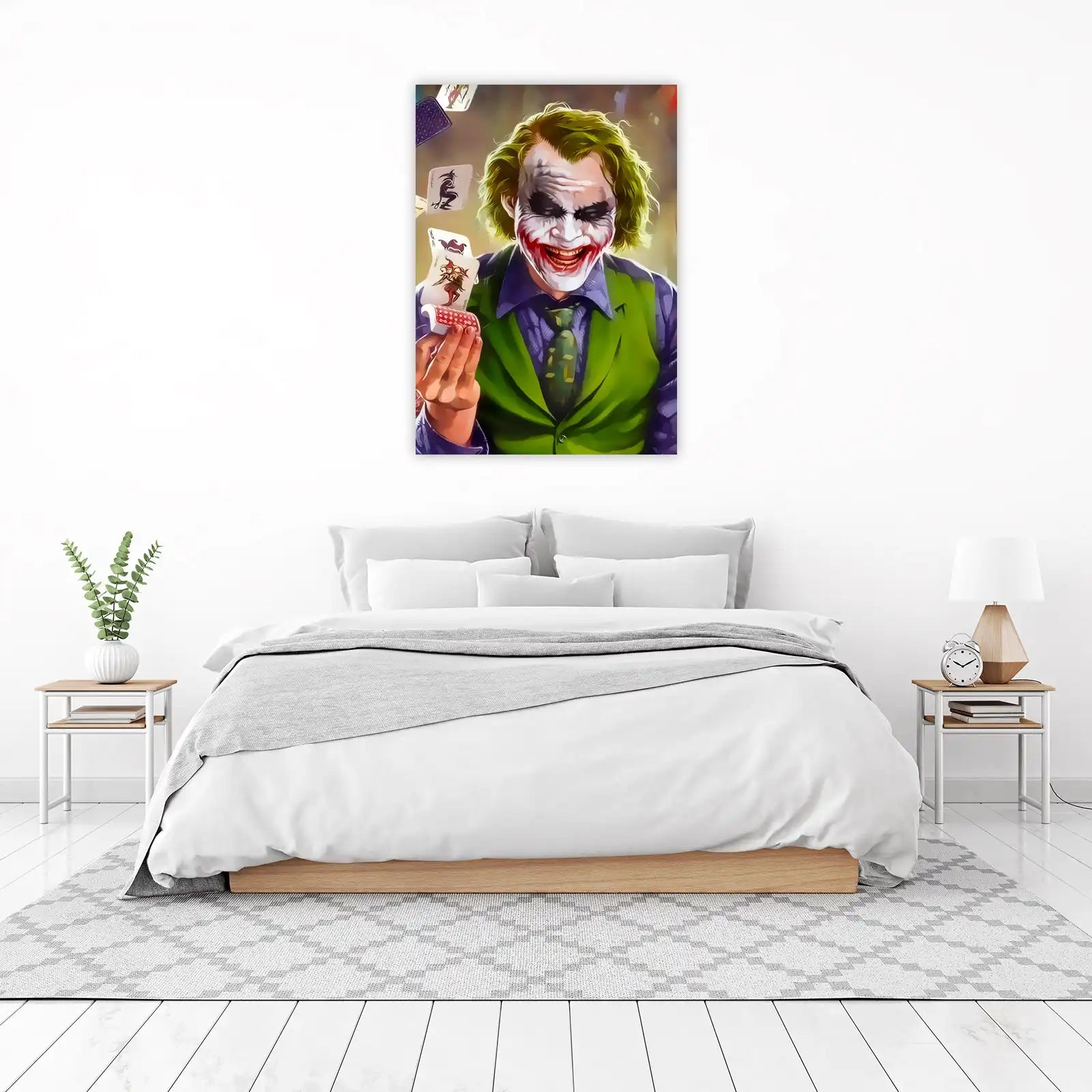 Iconic Joker Playing Cards Wall Art