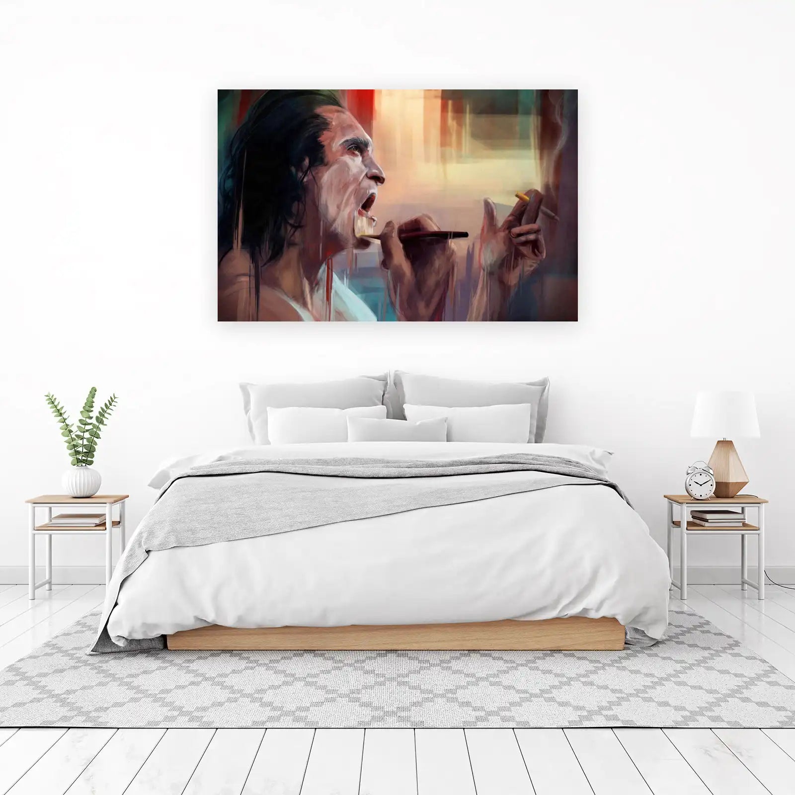 Intense Joker Portrait Wall Art