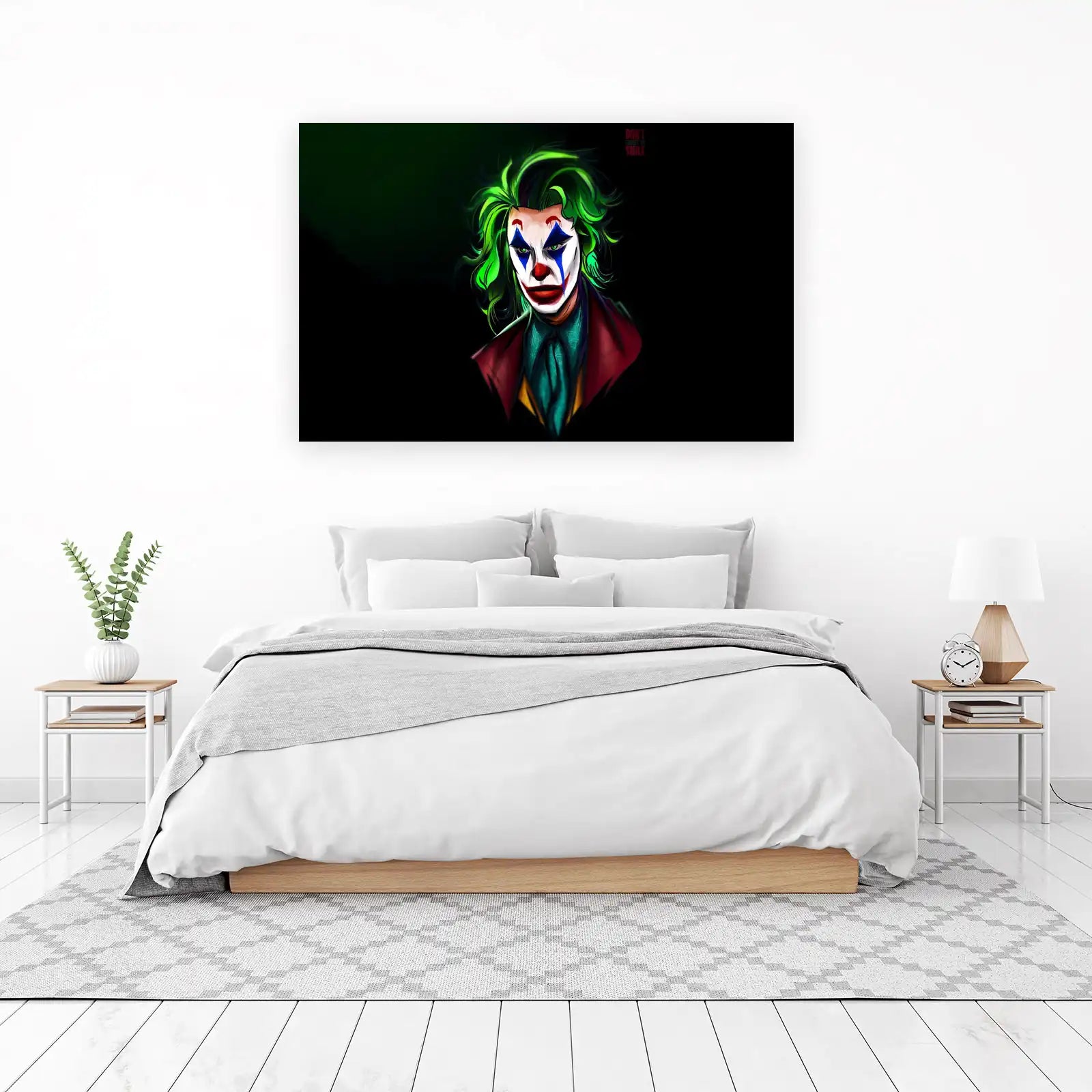 Iconic Joker Portrait Wall Art