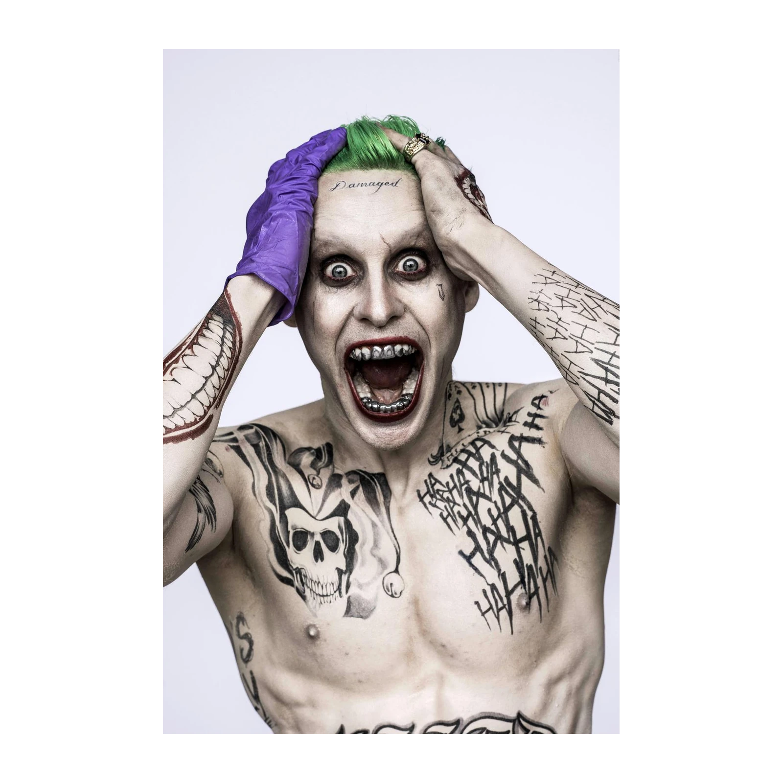 Joker "Damaged" Movie Character Wall Art