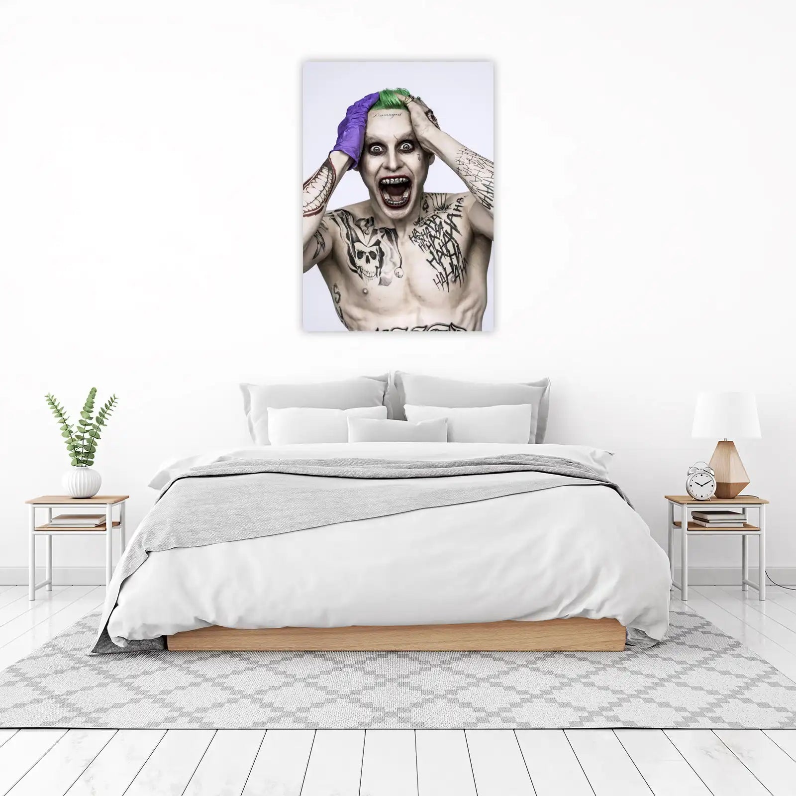 Joker "Damaged" Movie Character Wall Art