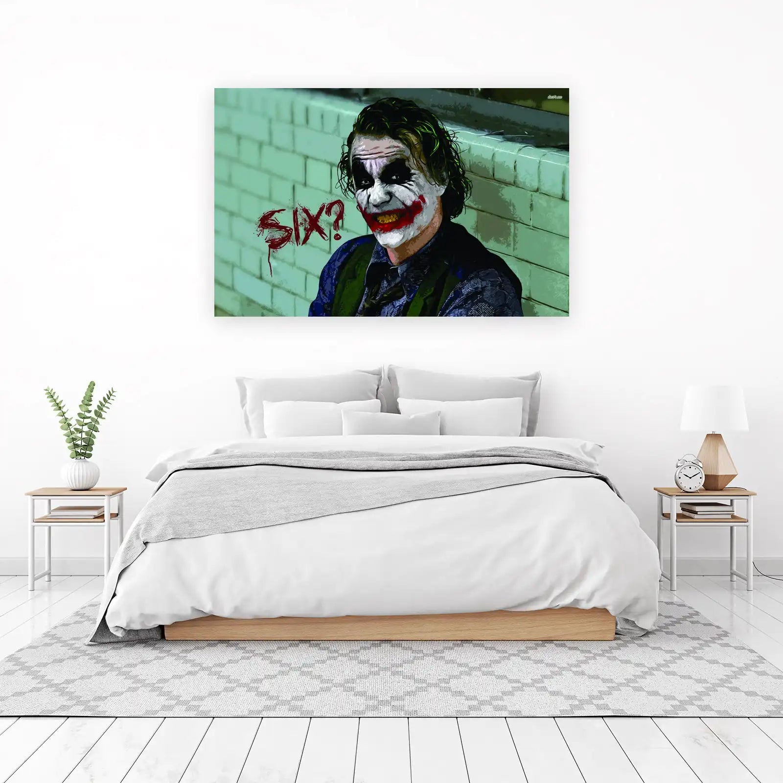 Iconic Joker "Why So Serious?" Wall Art