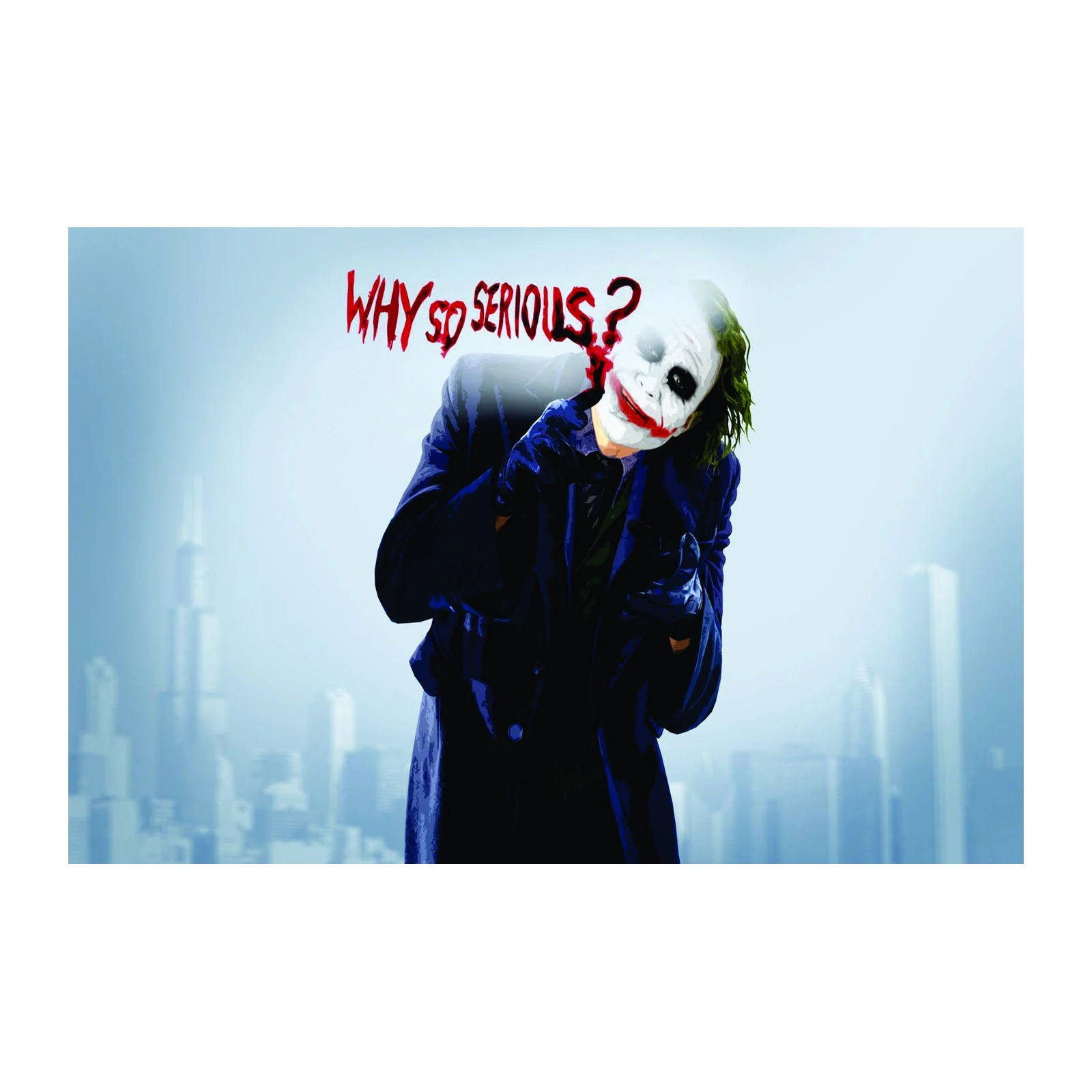 Joker Why So Serious? Wall Art - Movie Fan Art