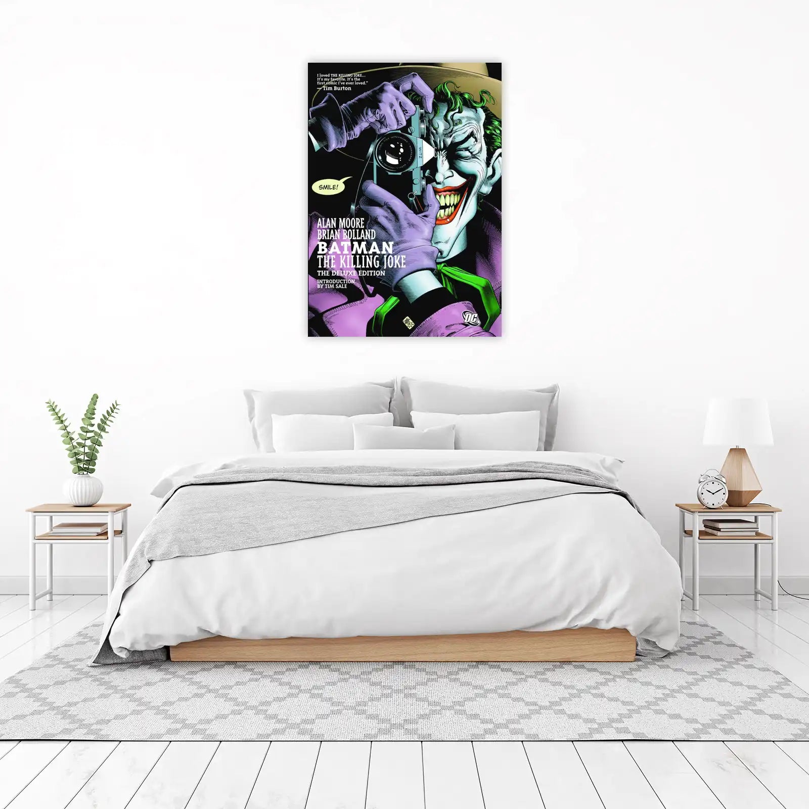 Joker Batman The Killing Joke Comic Wall Art