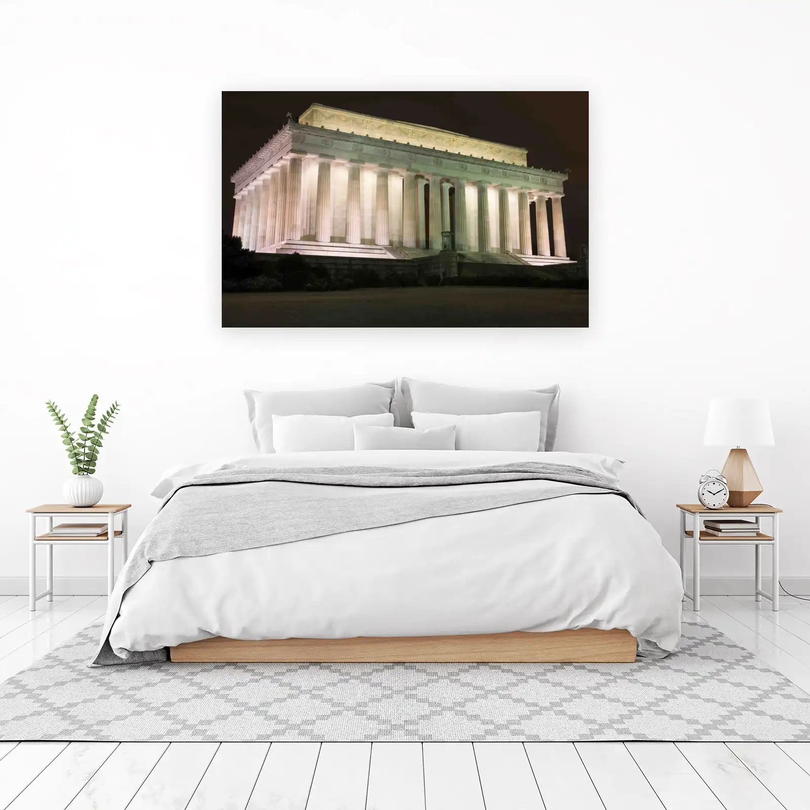 Lincoln Memorial Night View Wall Art
