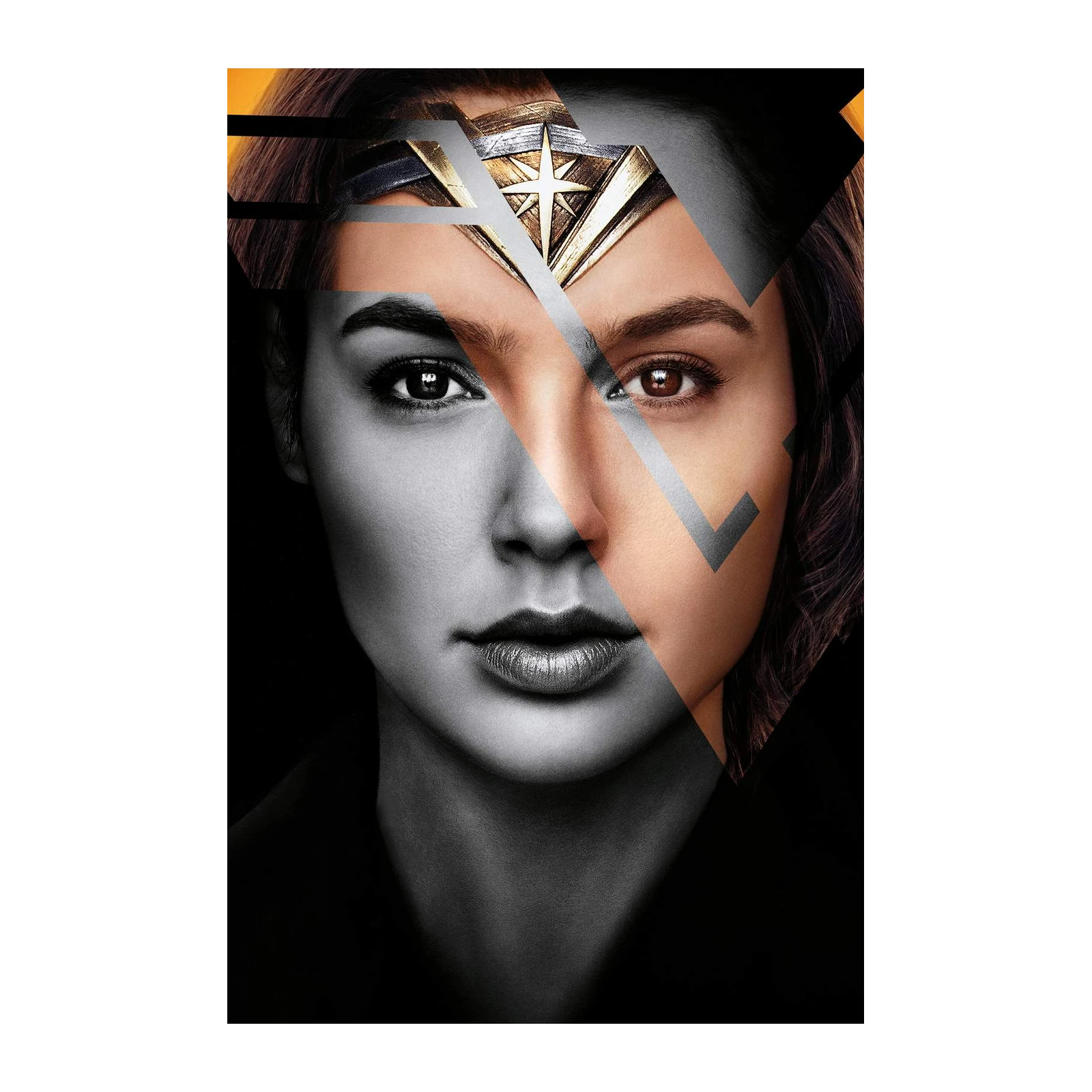 Striking Wonder Woman Portrait Wall Art