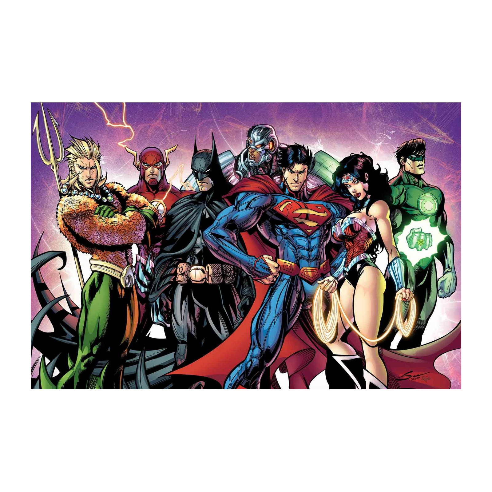 Justice League Epic Team-Up Wall Art