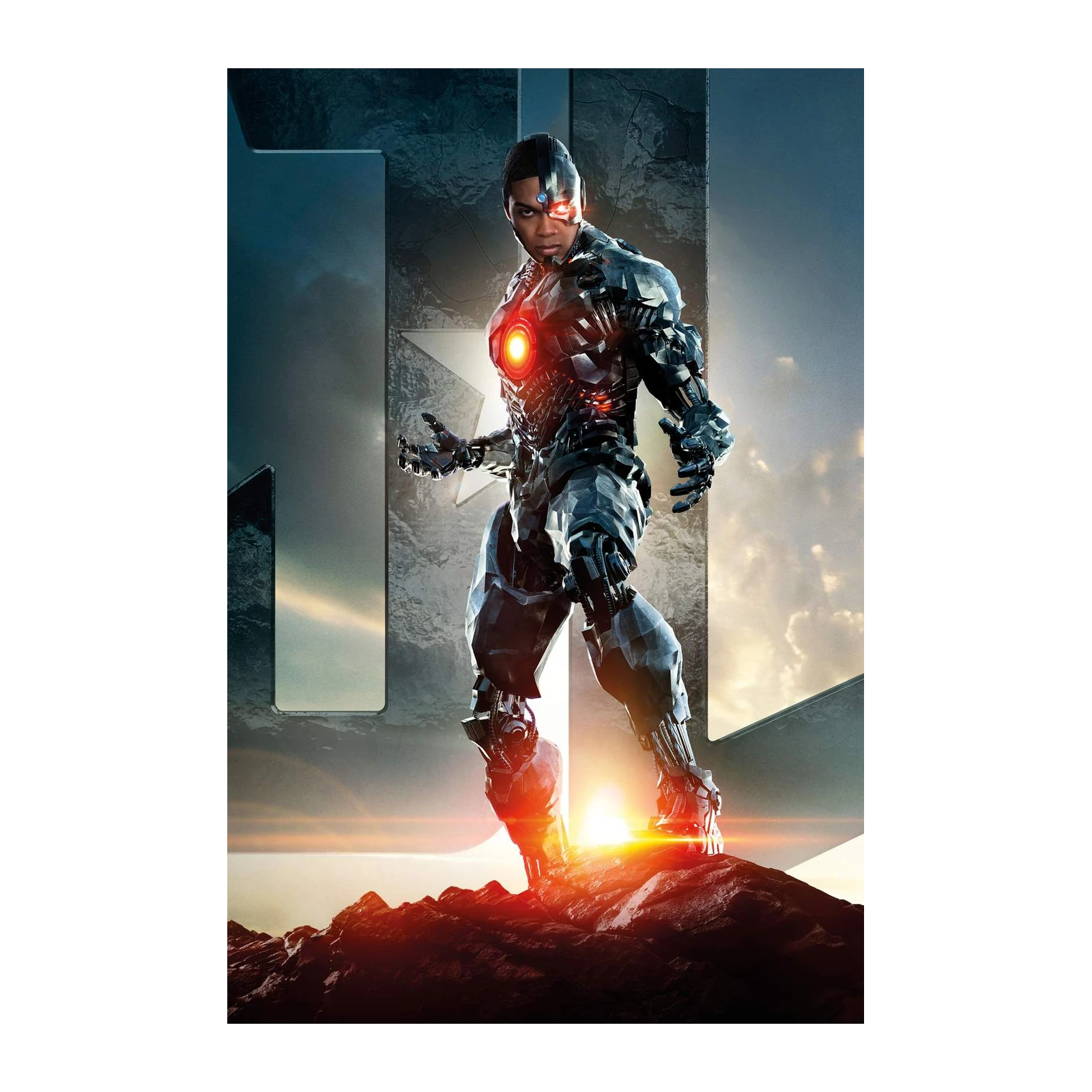 Cyborg Heroic Pose Wall Art