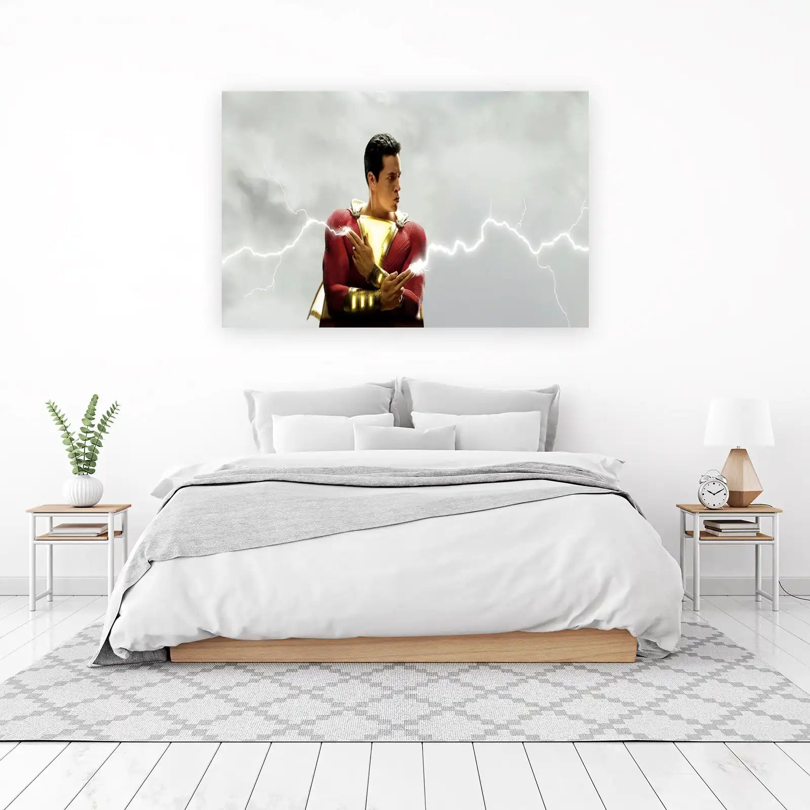 Shazam Lightning Power Wall Art