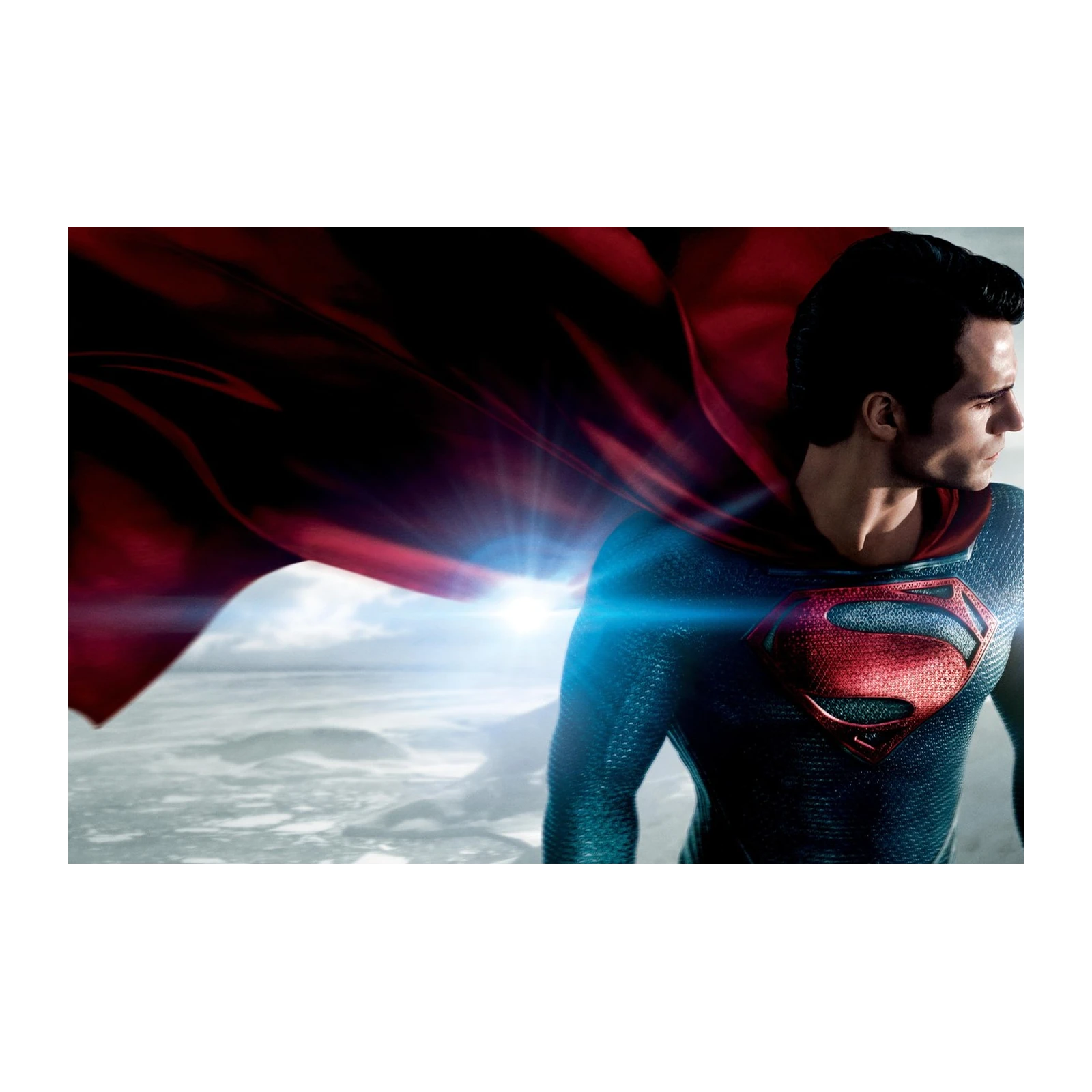 Superman Hopeful Gaze Wall Art