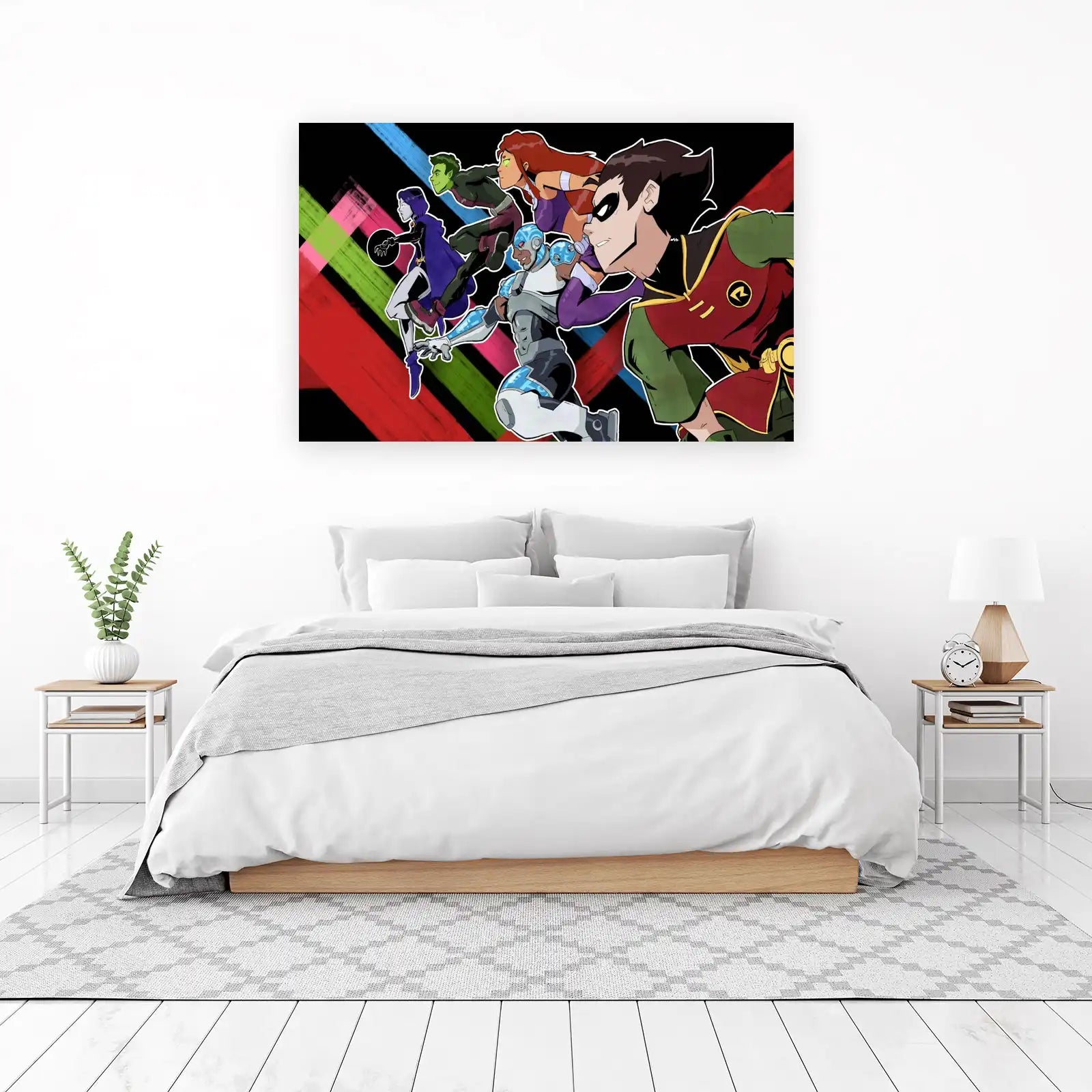 Teen Titans Go Dynamic Action Wall Art
