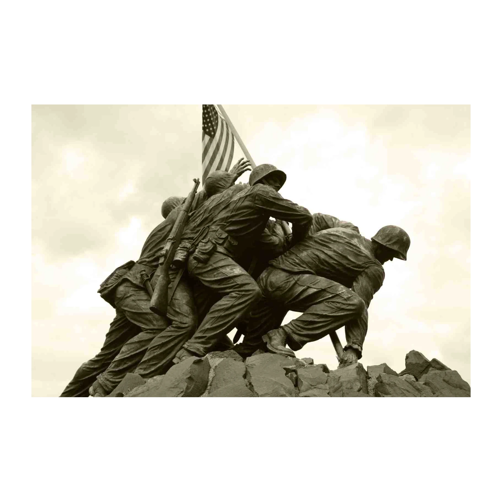 United States Marines Iwo Jima Monument Wall Art