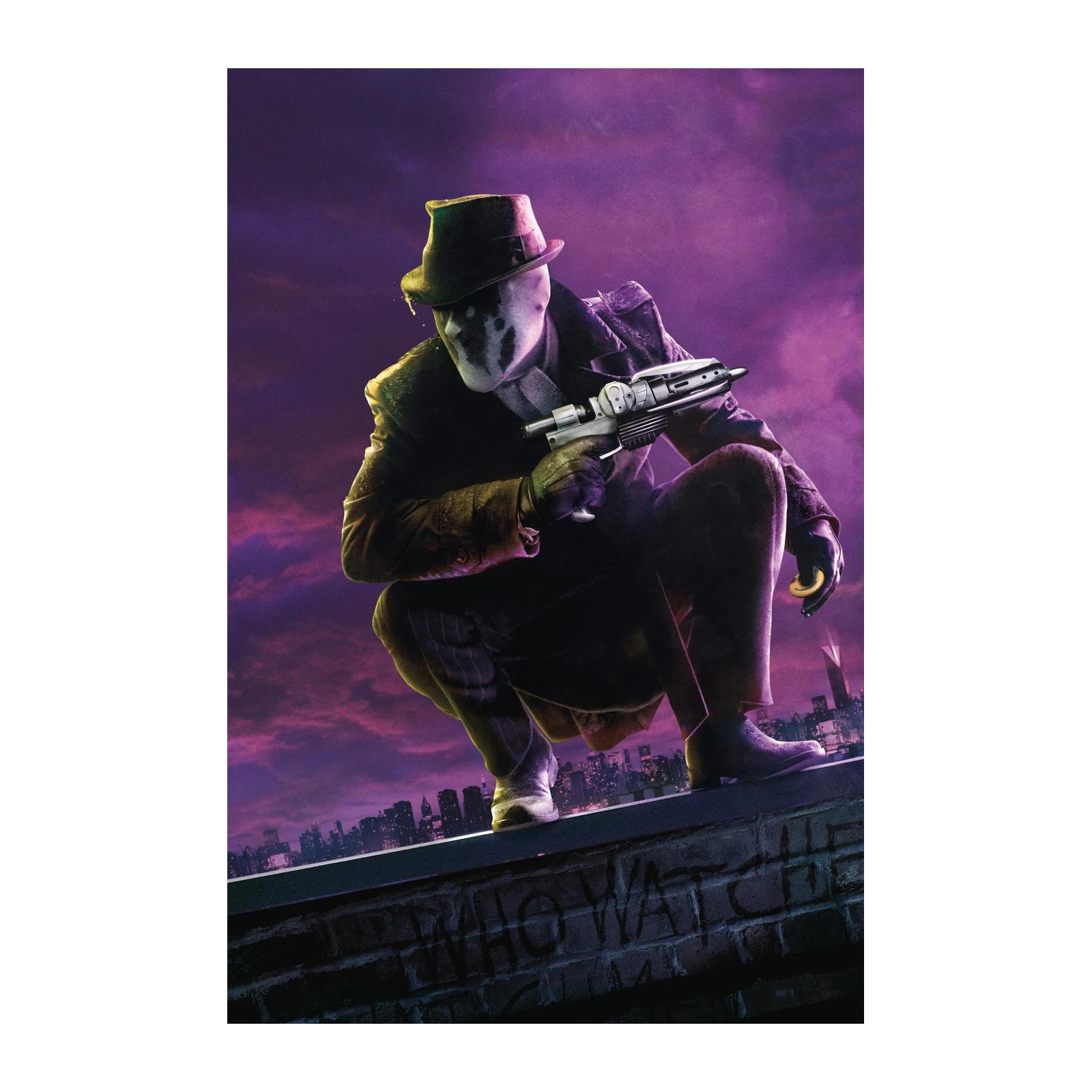 Rorschach Vigilante Noir Wall Art