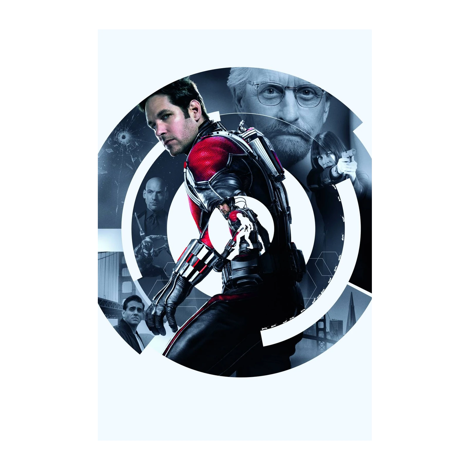 Dynamic Ant-Man Action Wall Art