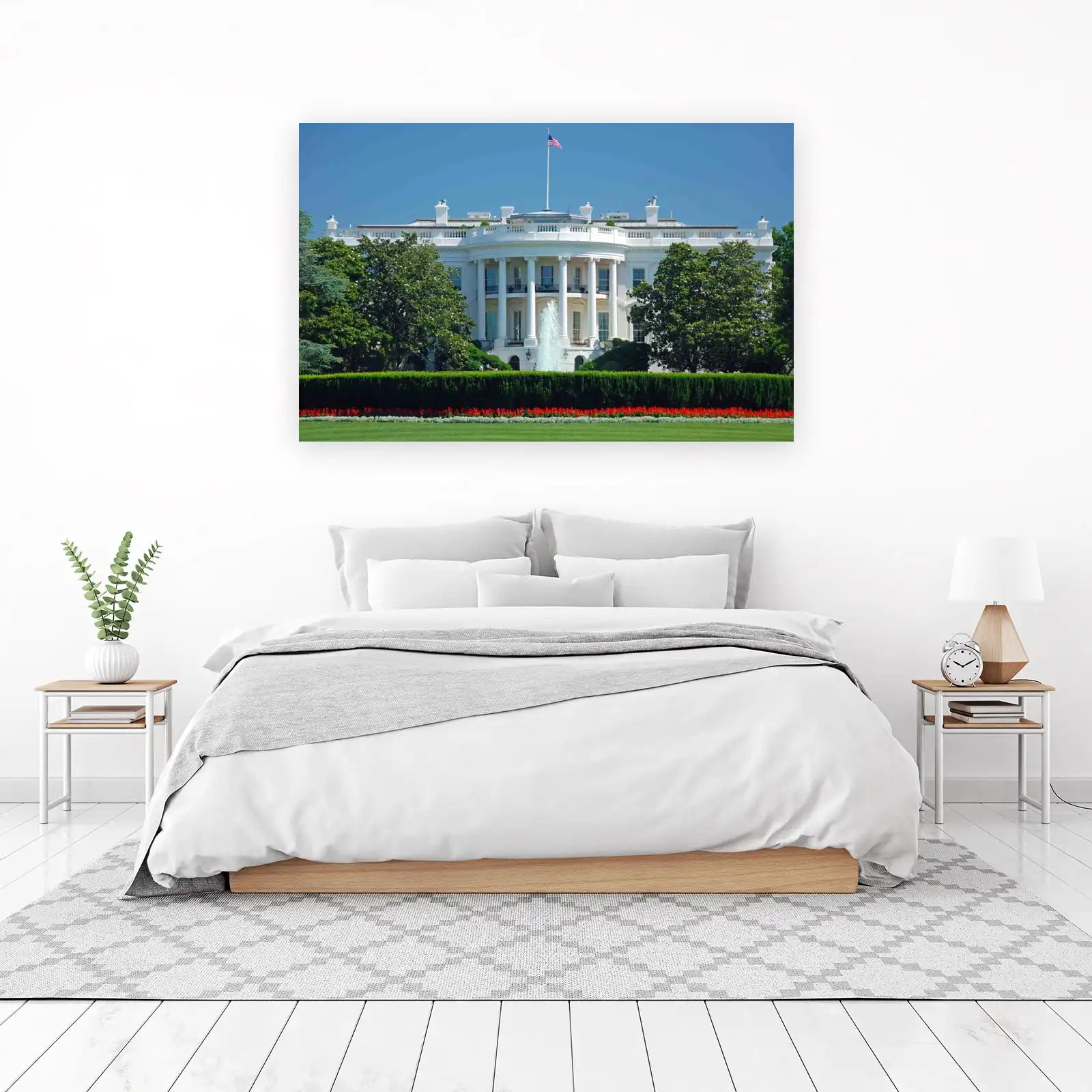 Iconic White House Landmark Wall Art