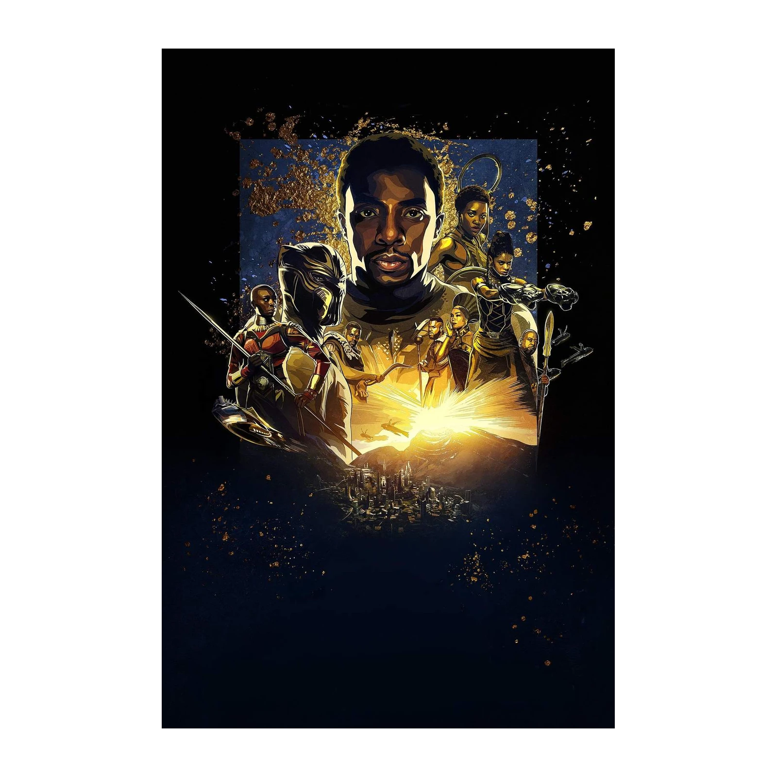 Black Panther Wakanda Forever Wall Art