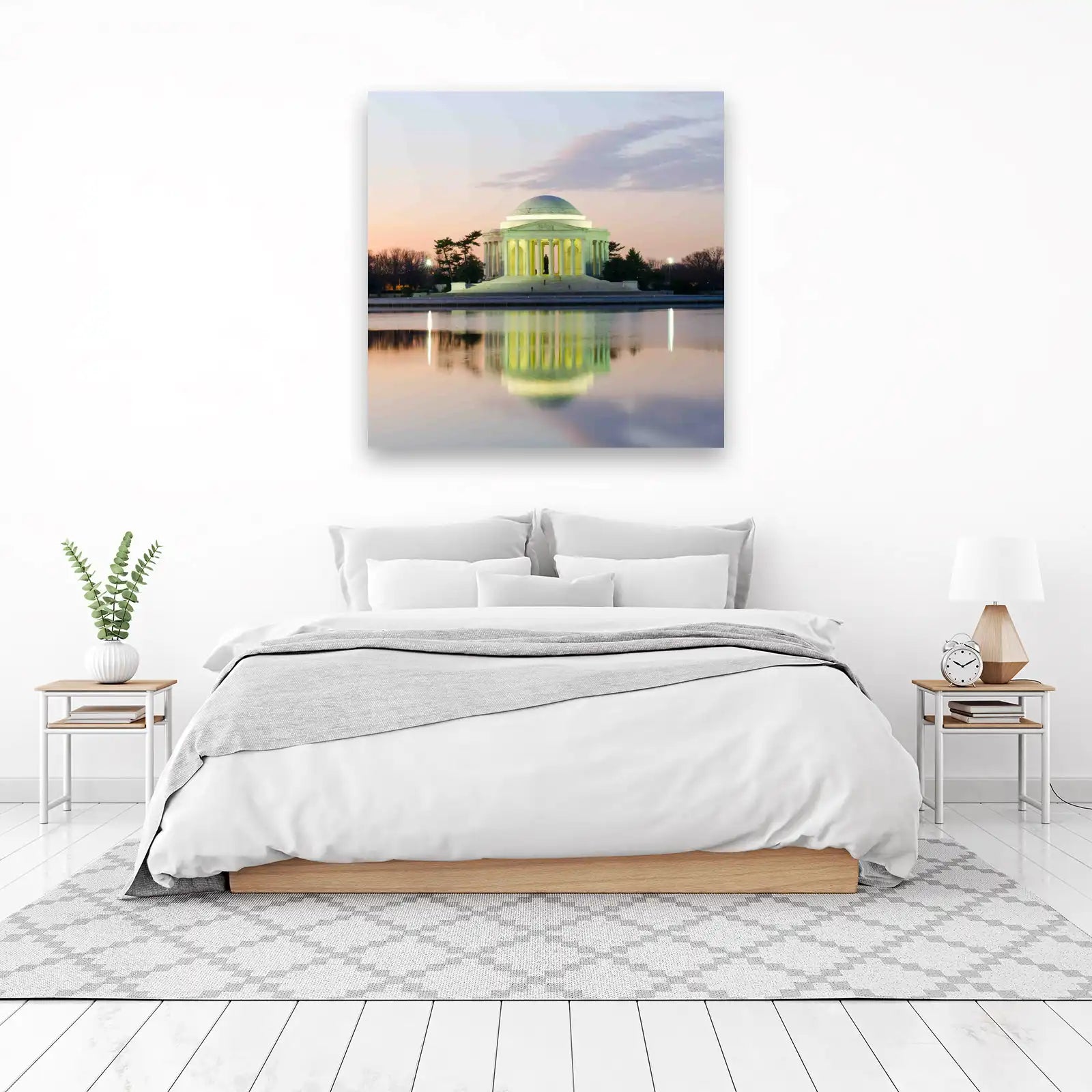 Thomas Jefferson Memorial at Dusk Wall Art
