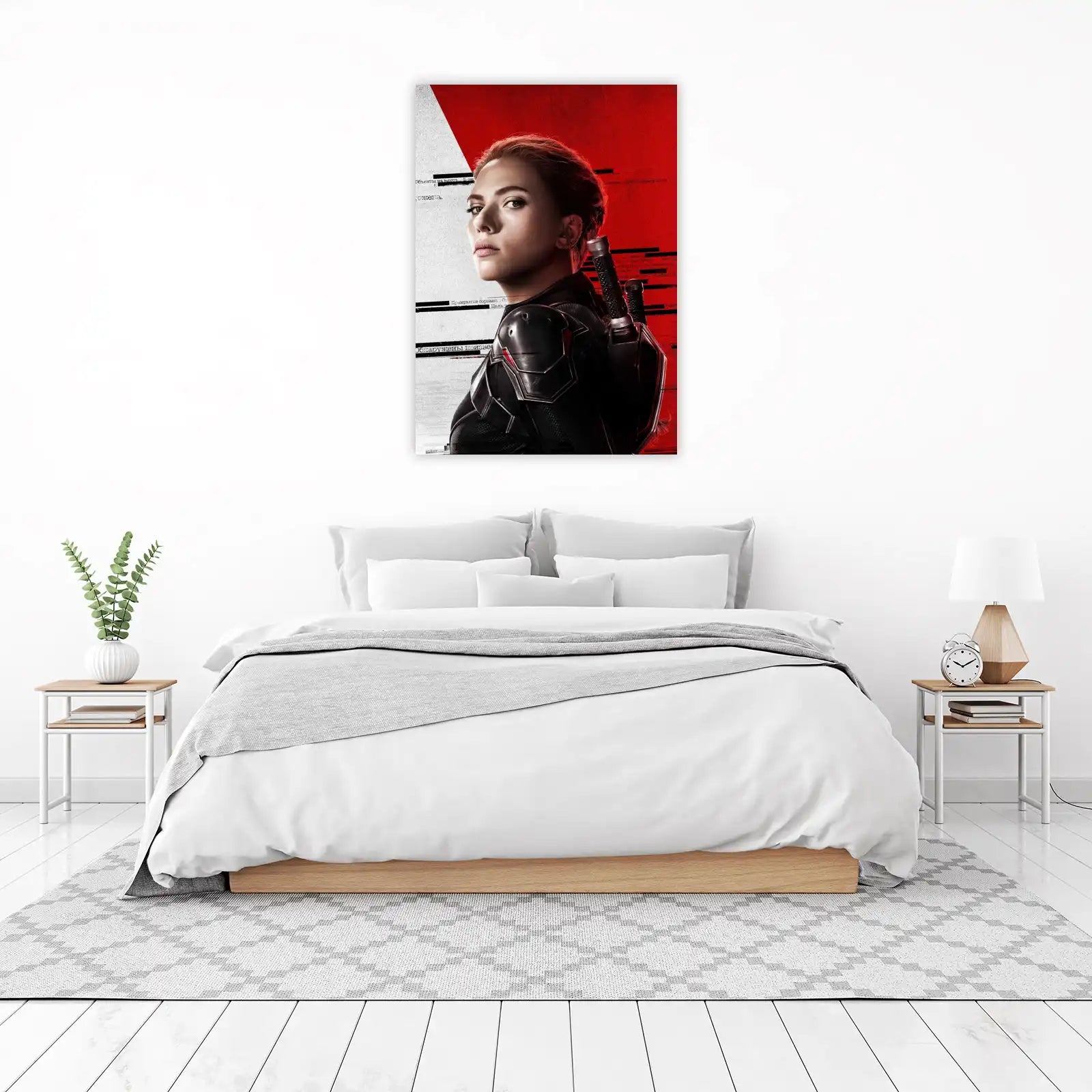 Black Widow Action Hero Wall Art