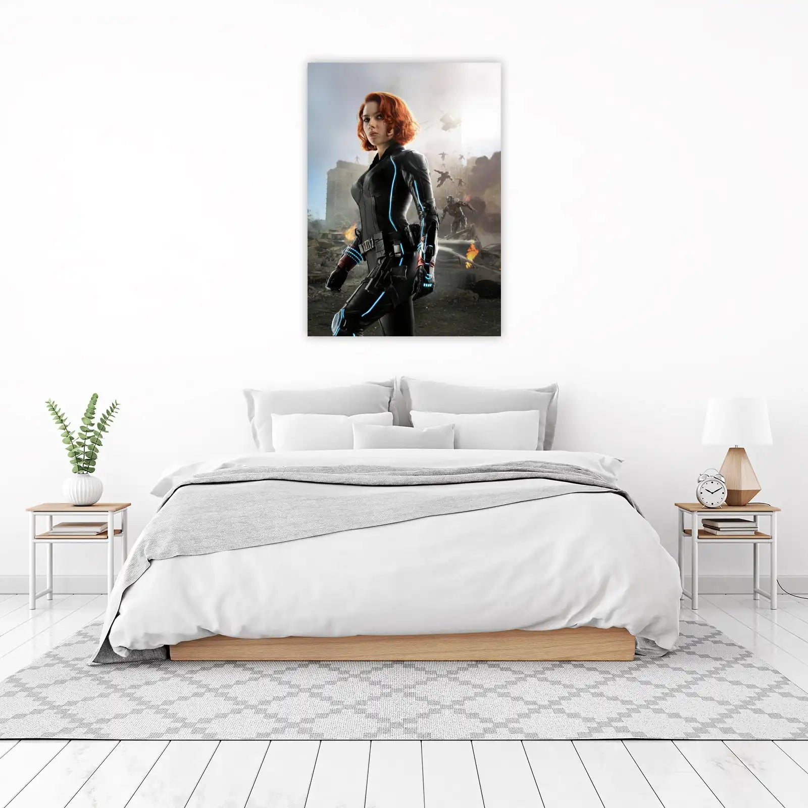 Black Widow Action Hero Wall Art