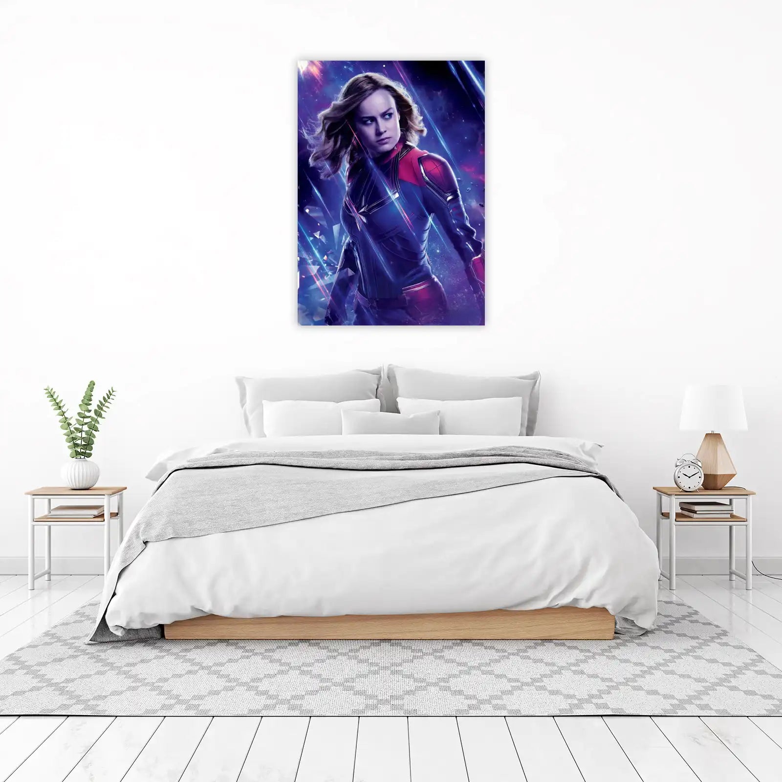 Captain Marvel Cosmic Power Wall Art