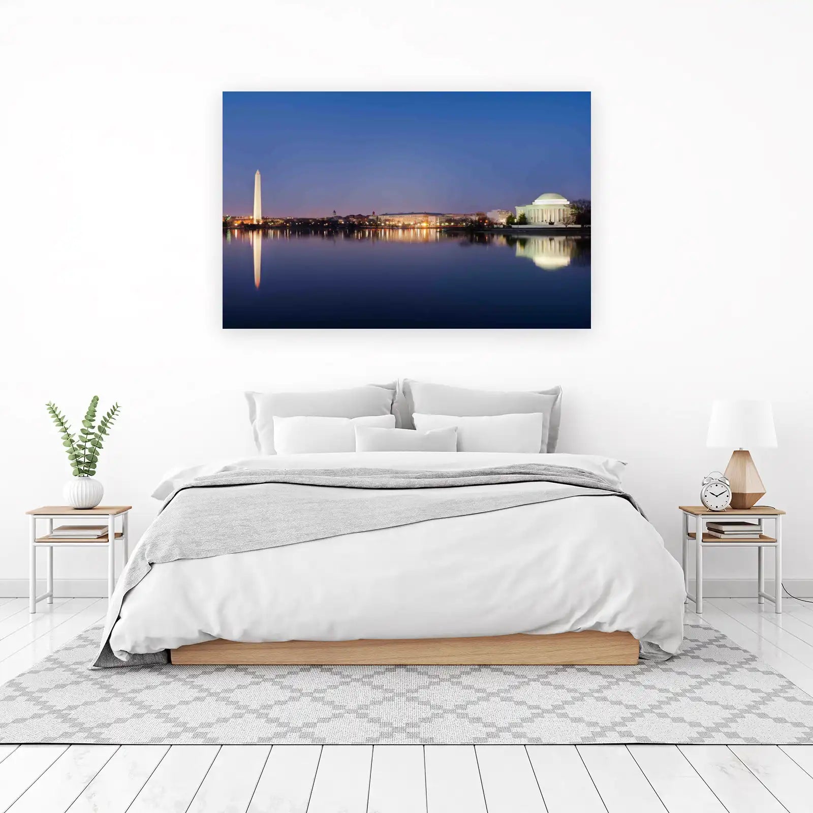 Washington DC Skyline at Dusk Wall Art