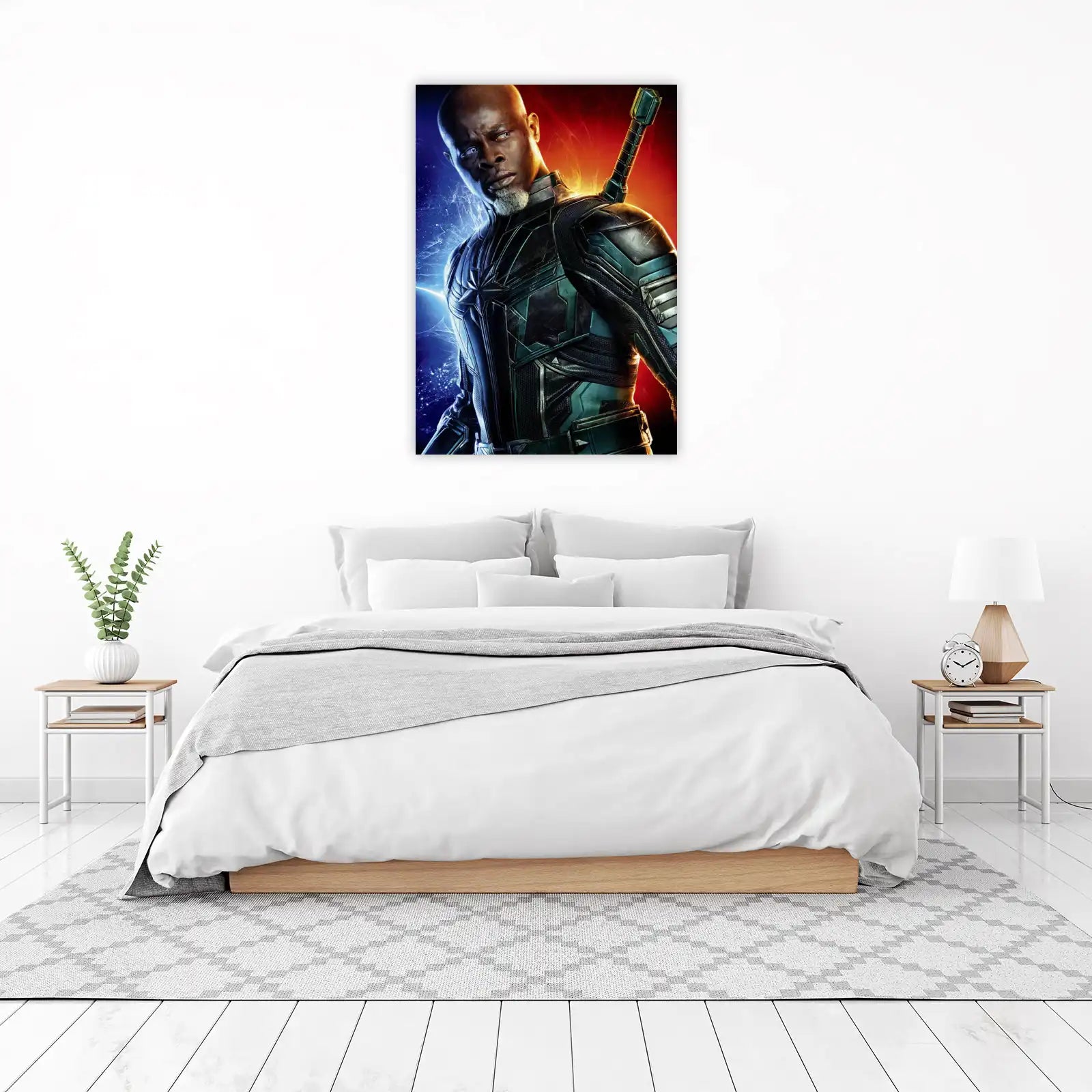 Djimon Hounsou Star Captain Marvel Wall Art