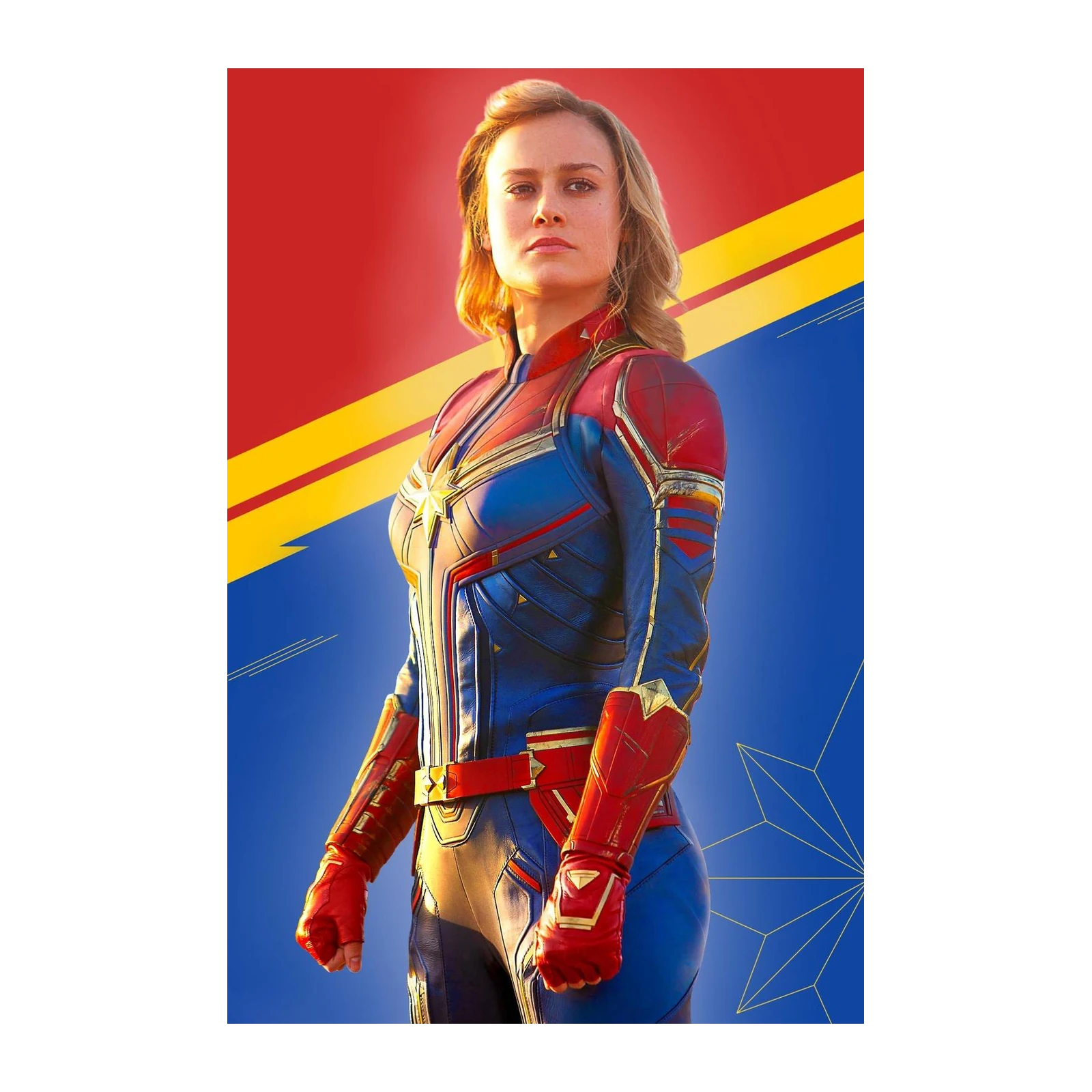 Captain Marvel Cosmic Power Wall Art