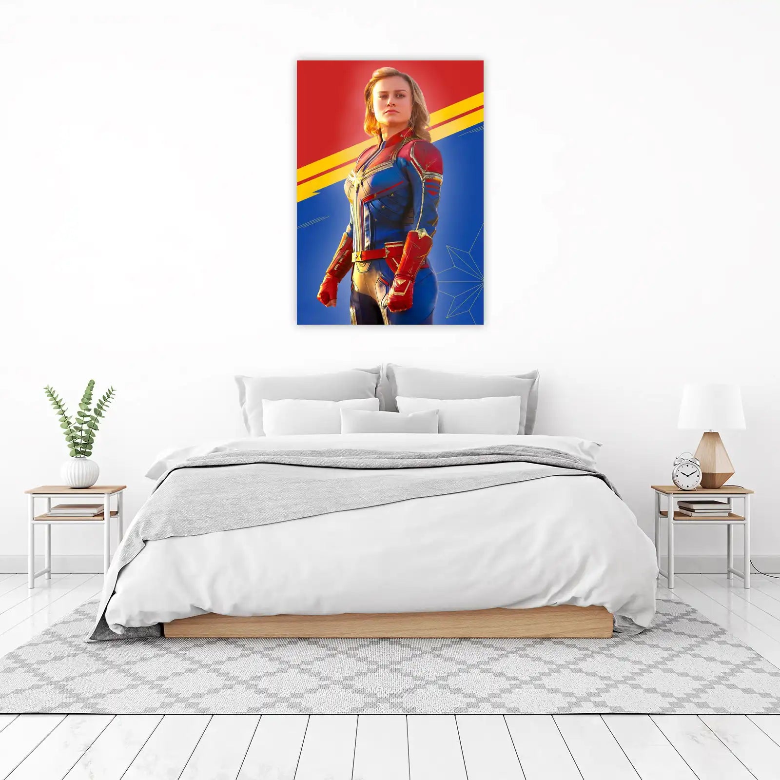 Captain Marvel Cosmic Power Wall Art