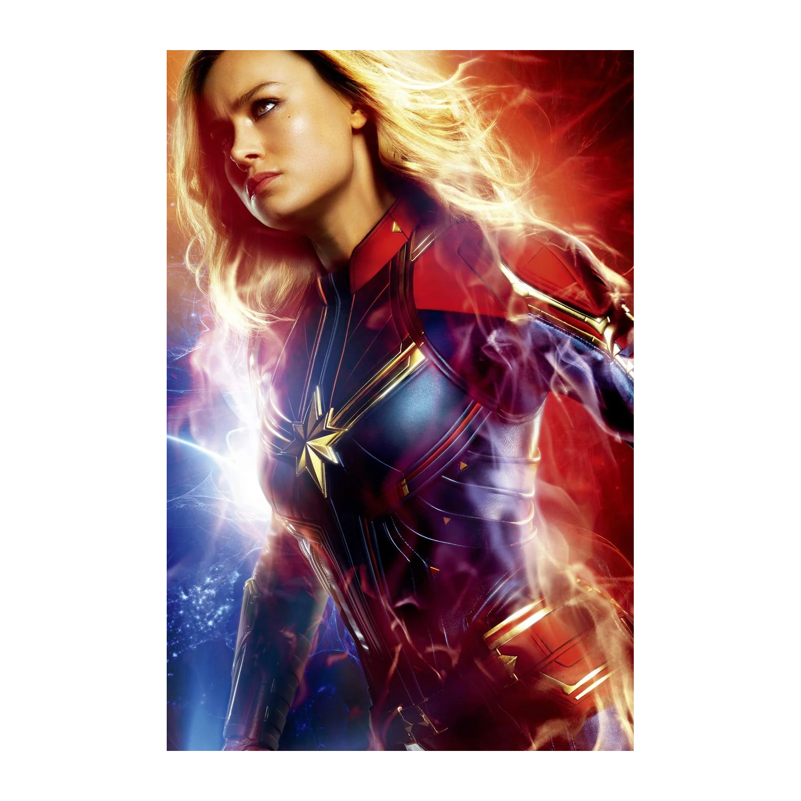 Captain Marvel Cosmic Power Wall Art