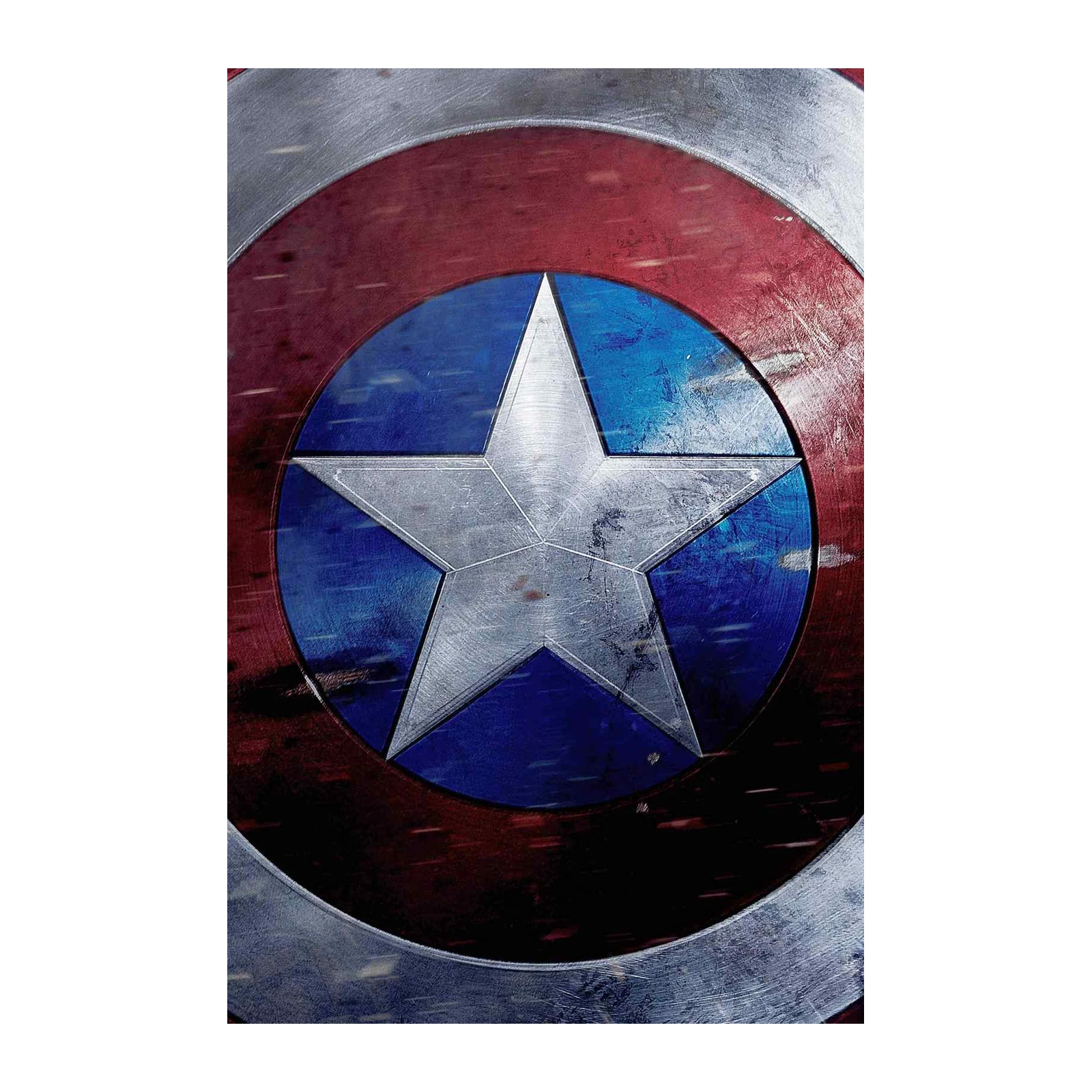 Captain America Shield Textured Wall Art