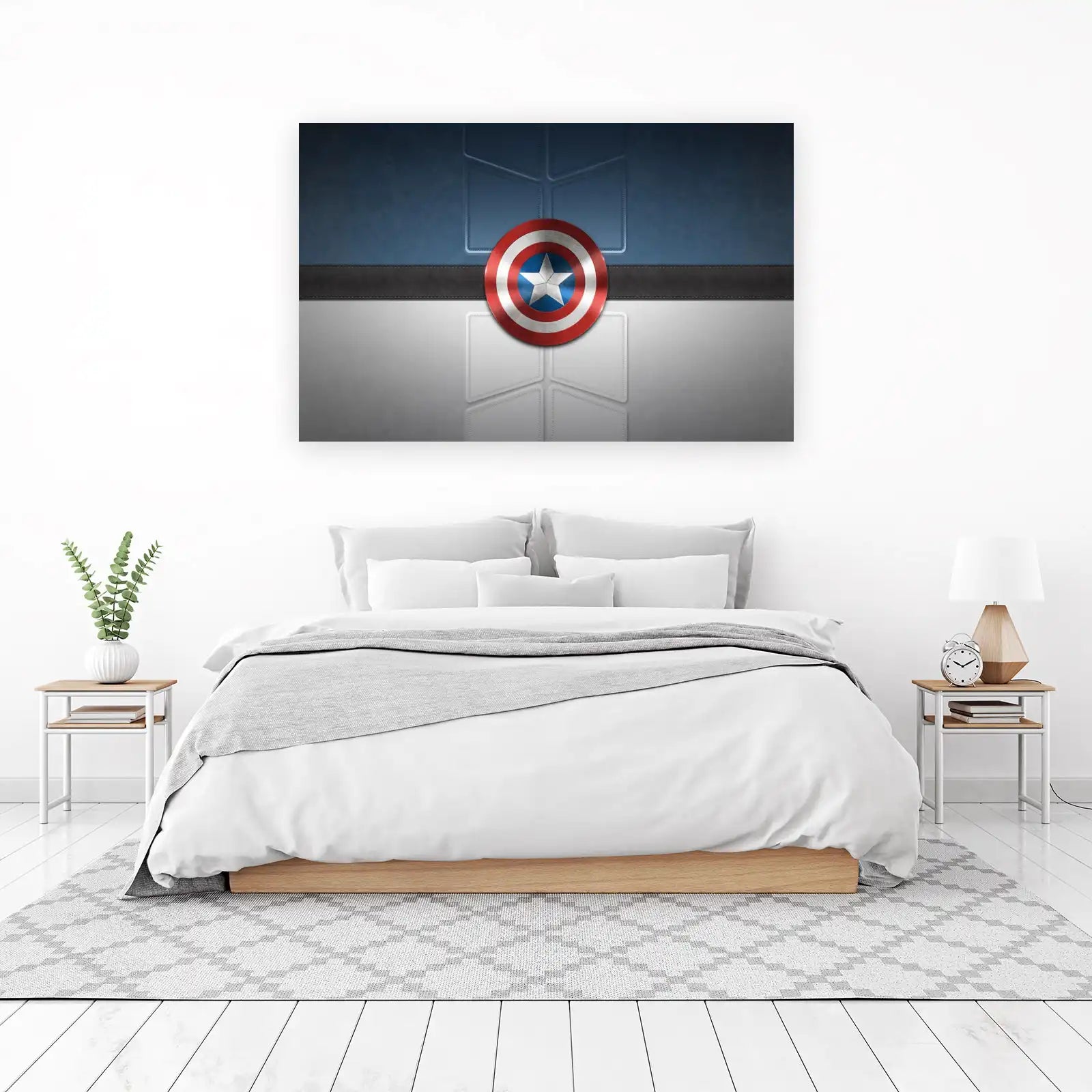 Captain America Shield Art Wall Art