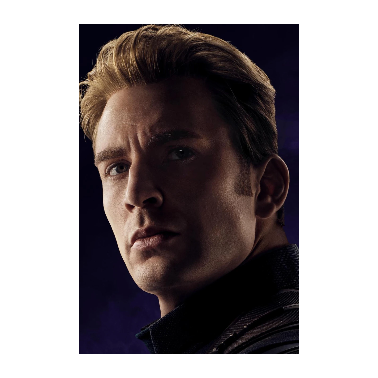 Captain America Intense Portrait Wall Art