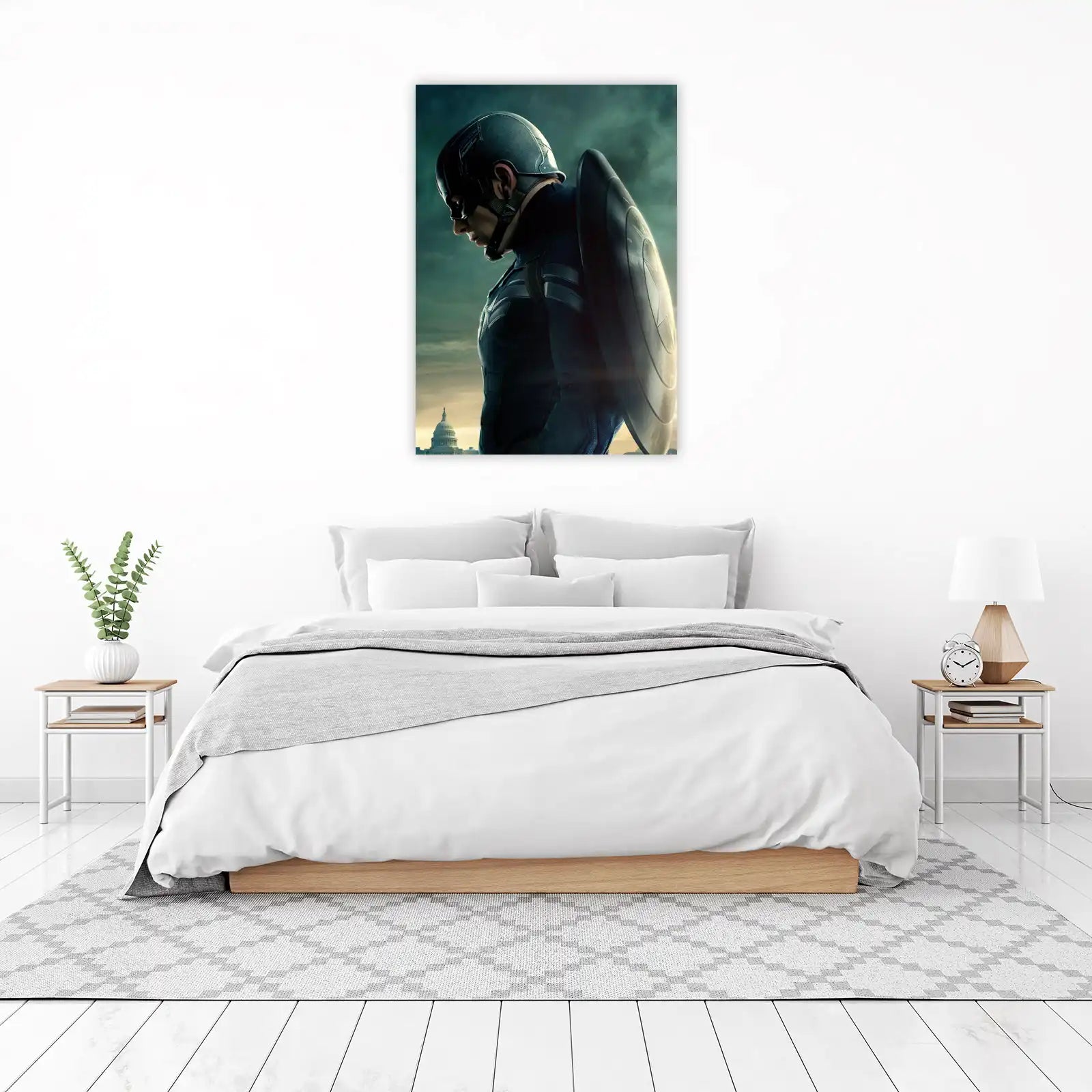 Captain America Iconic Hero Wall Art