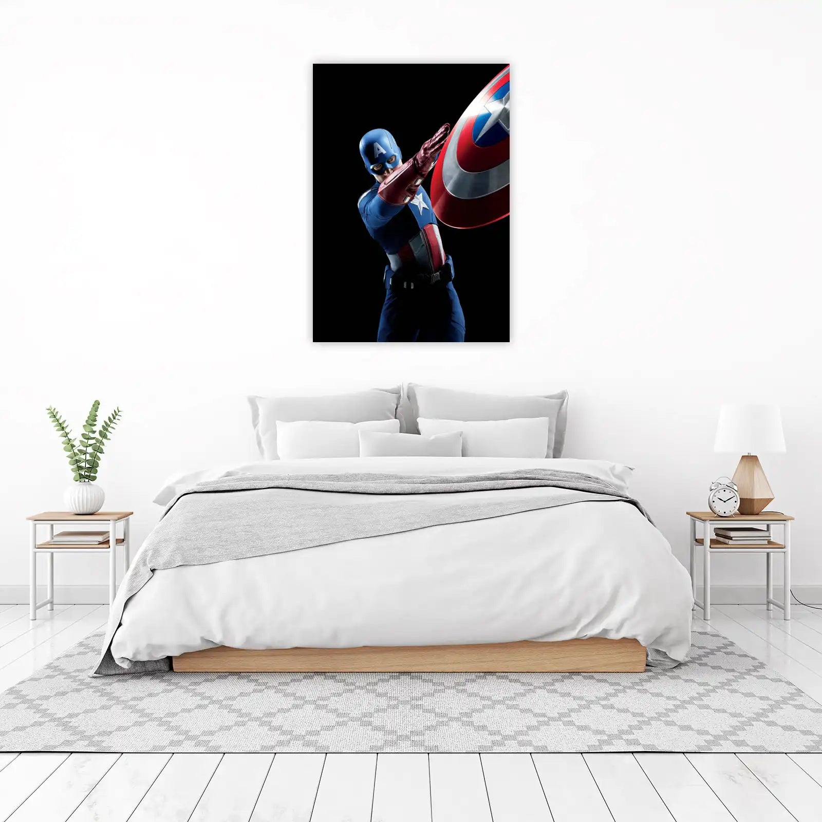 Captain America Shield Toss Wall Art