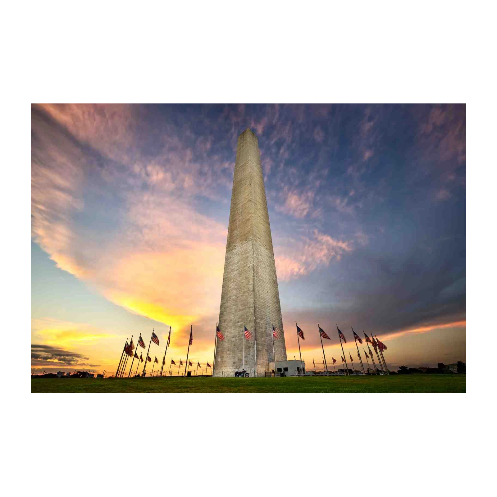 Washington Monument at Sunset Wall Art