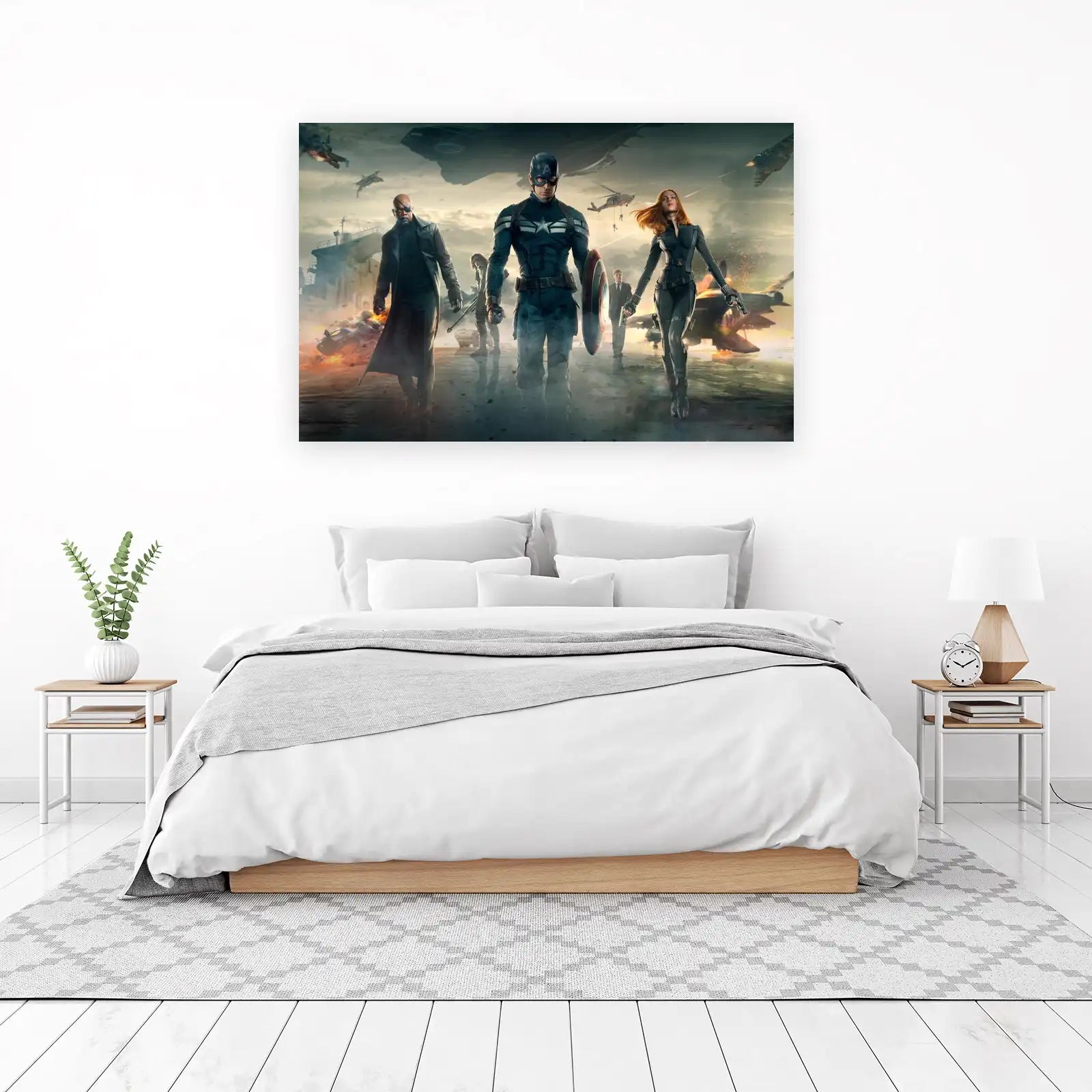 Superhero Team Action Wall Art