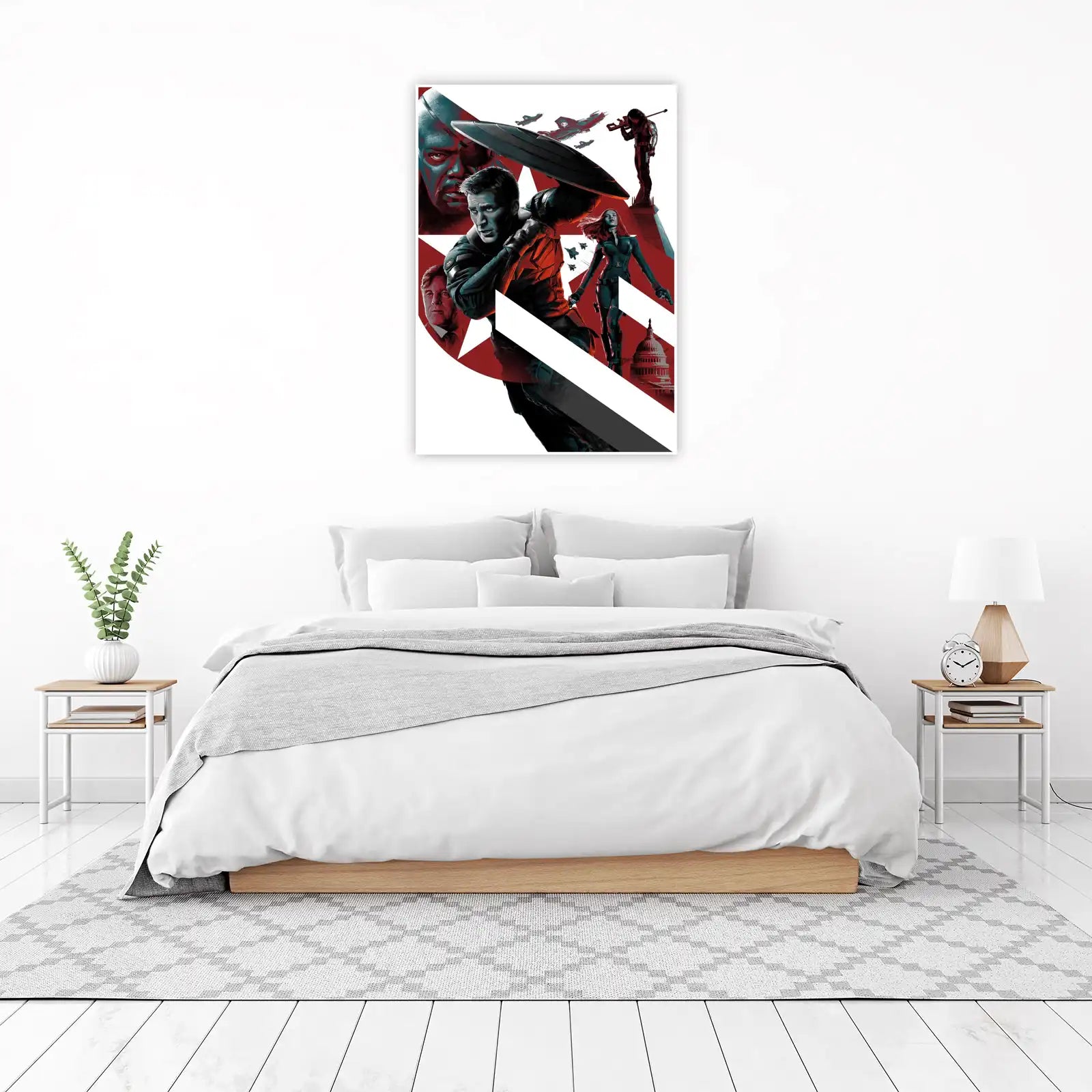 Captain America Fight for Freedom Wall Art