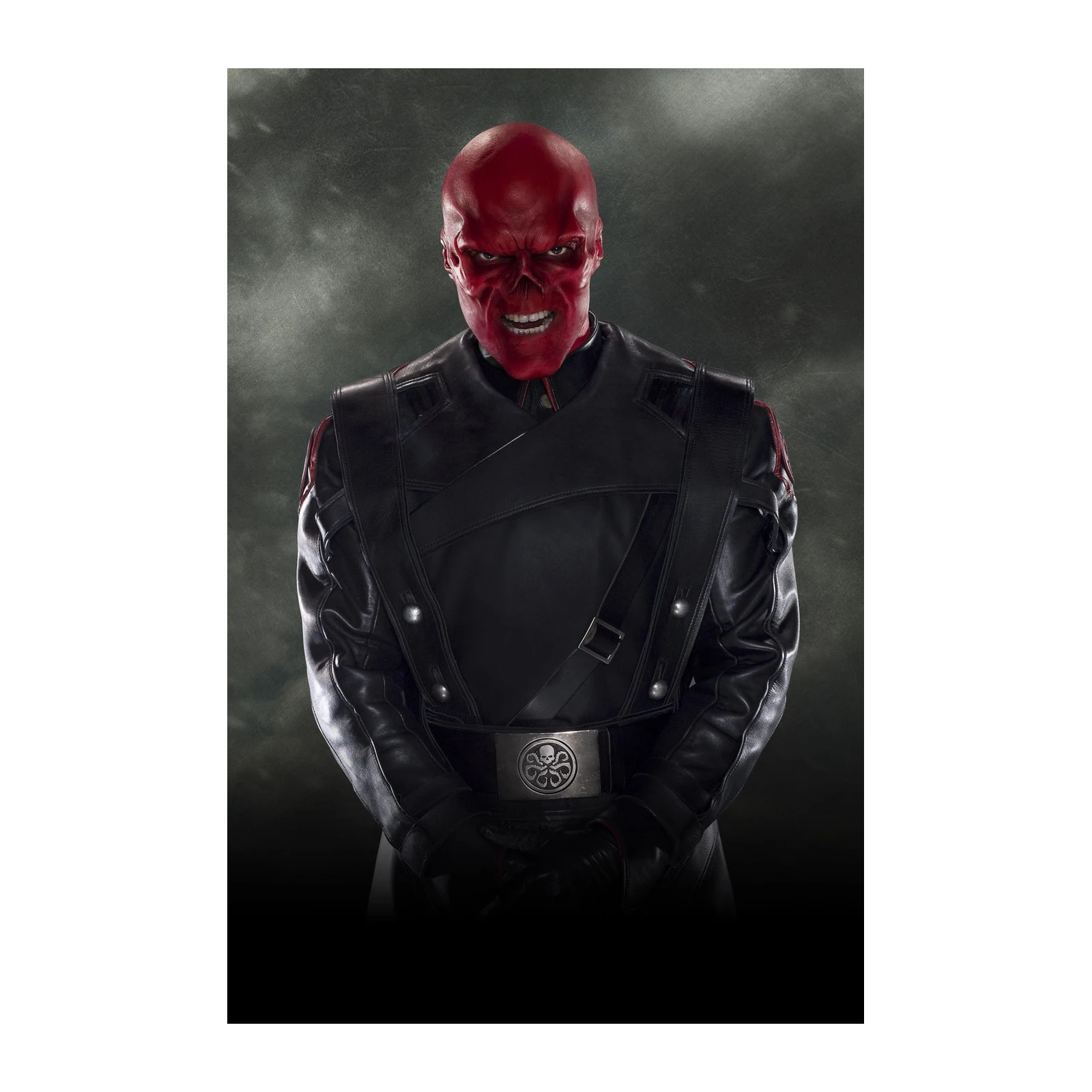 Red Skull Menacing Portrait Wall Art