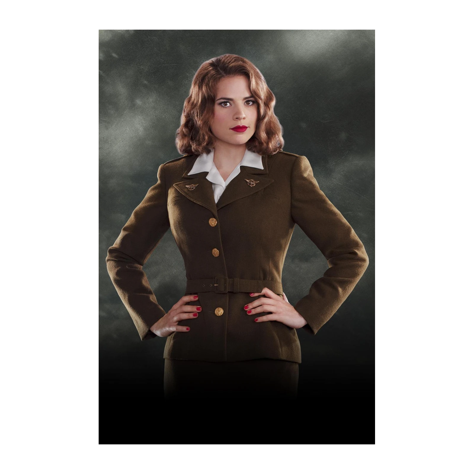 Retro Military Chic Peggy Carter Wall Art