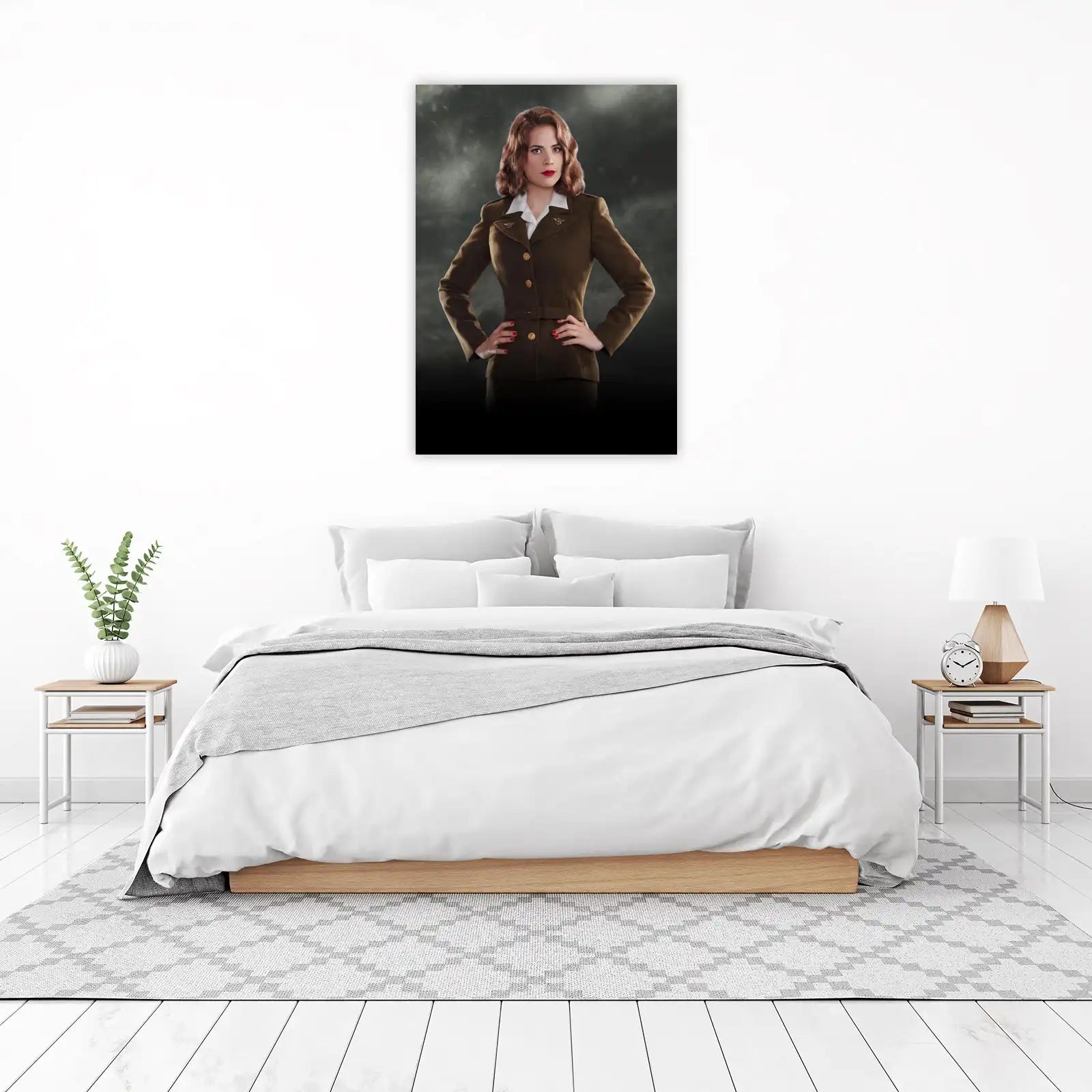 Retro Military Chic Peggy Carter Wall Art