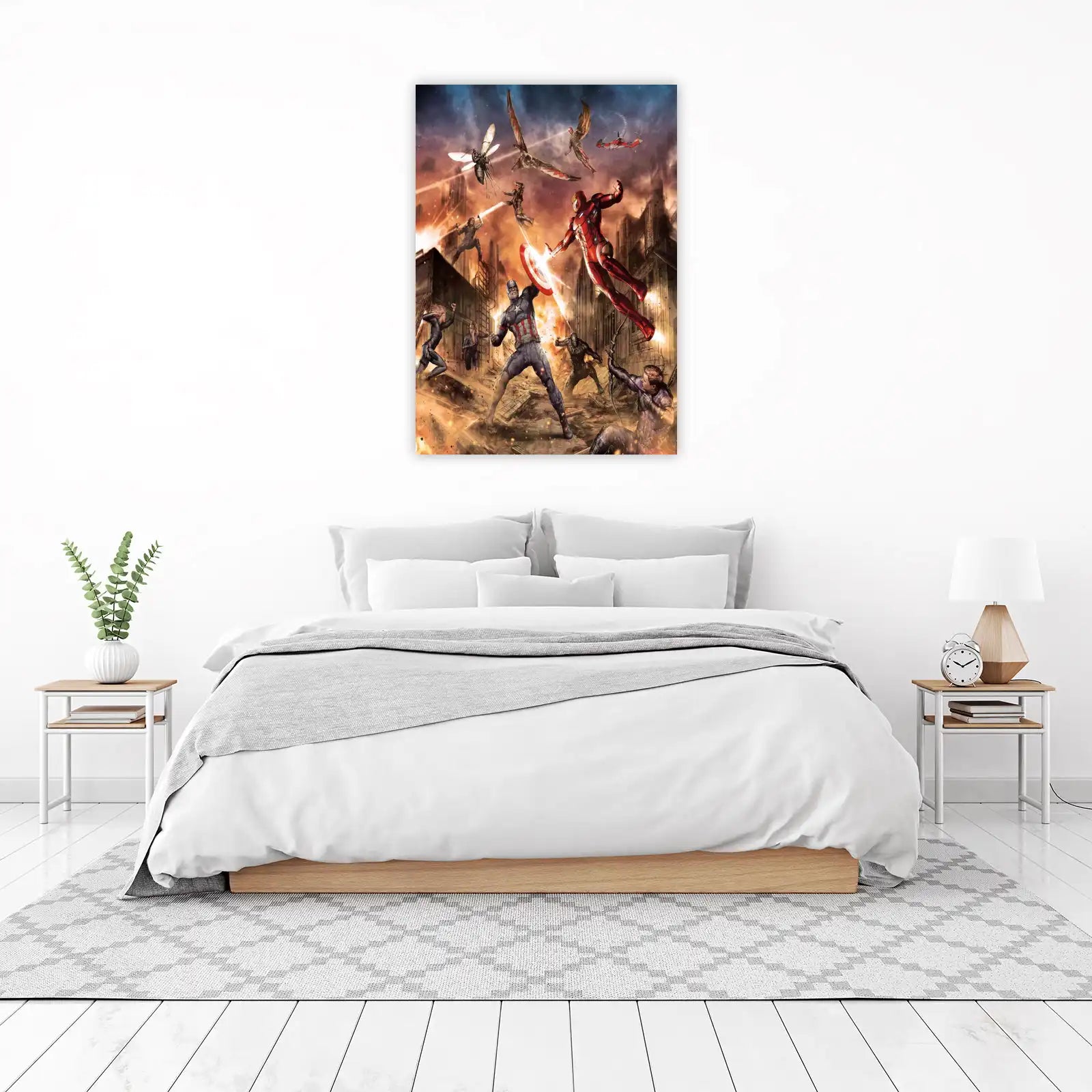 Avengers Clash Epic Battle Wall Art