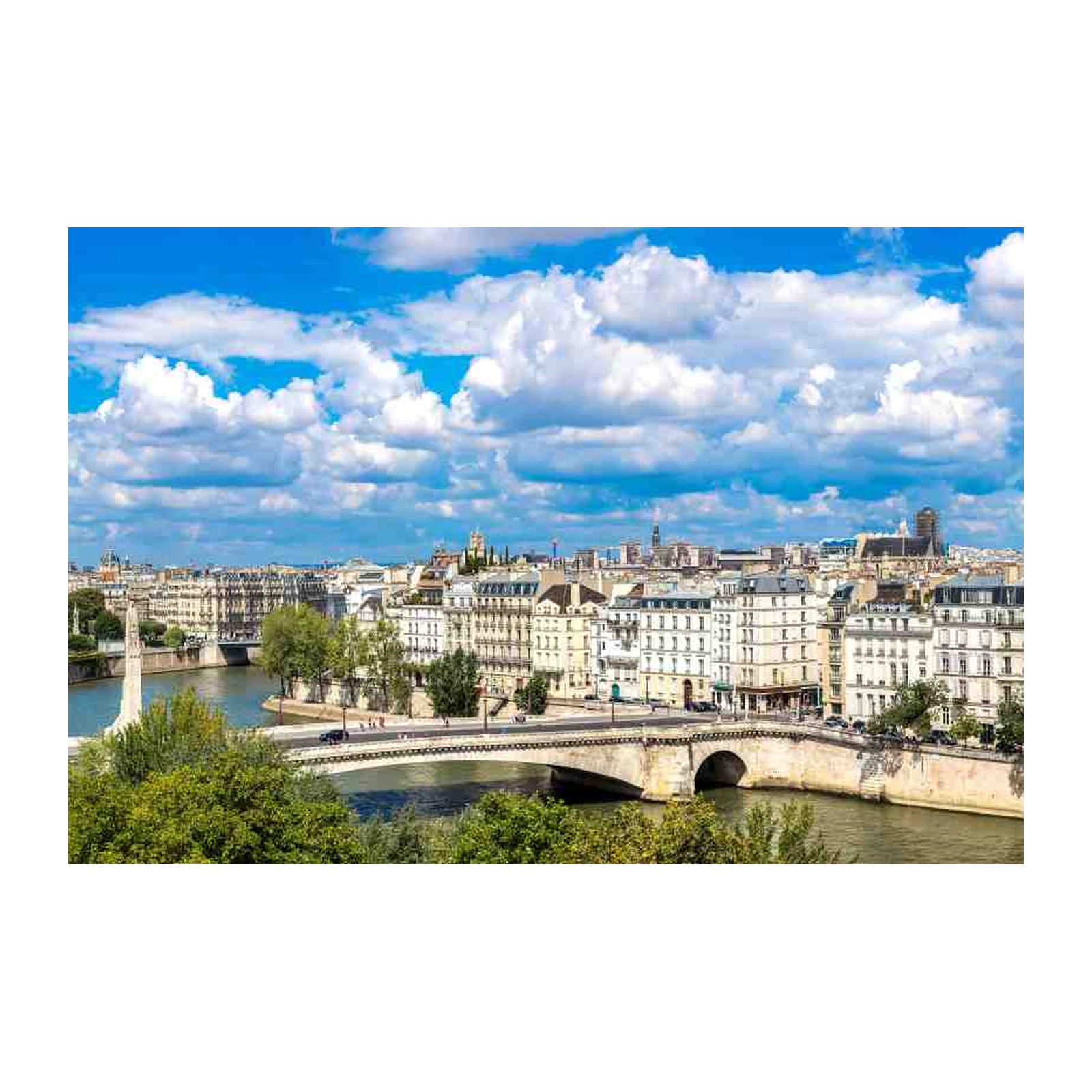 Parisian Seine River & Notre Dame Wall Art