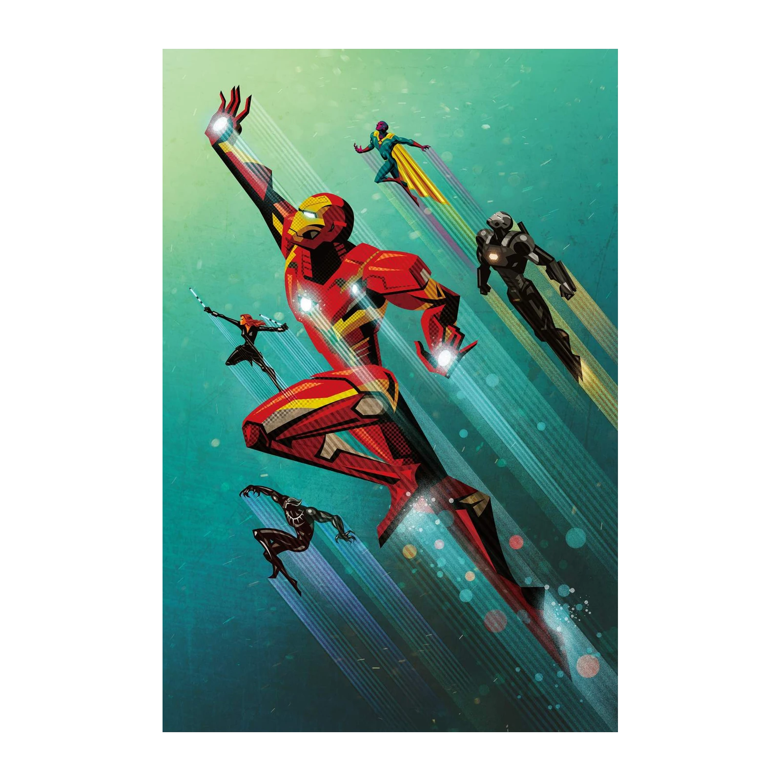 Avengers Assemble Stylized Wall Art