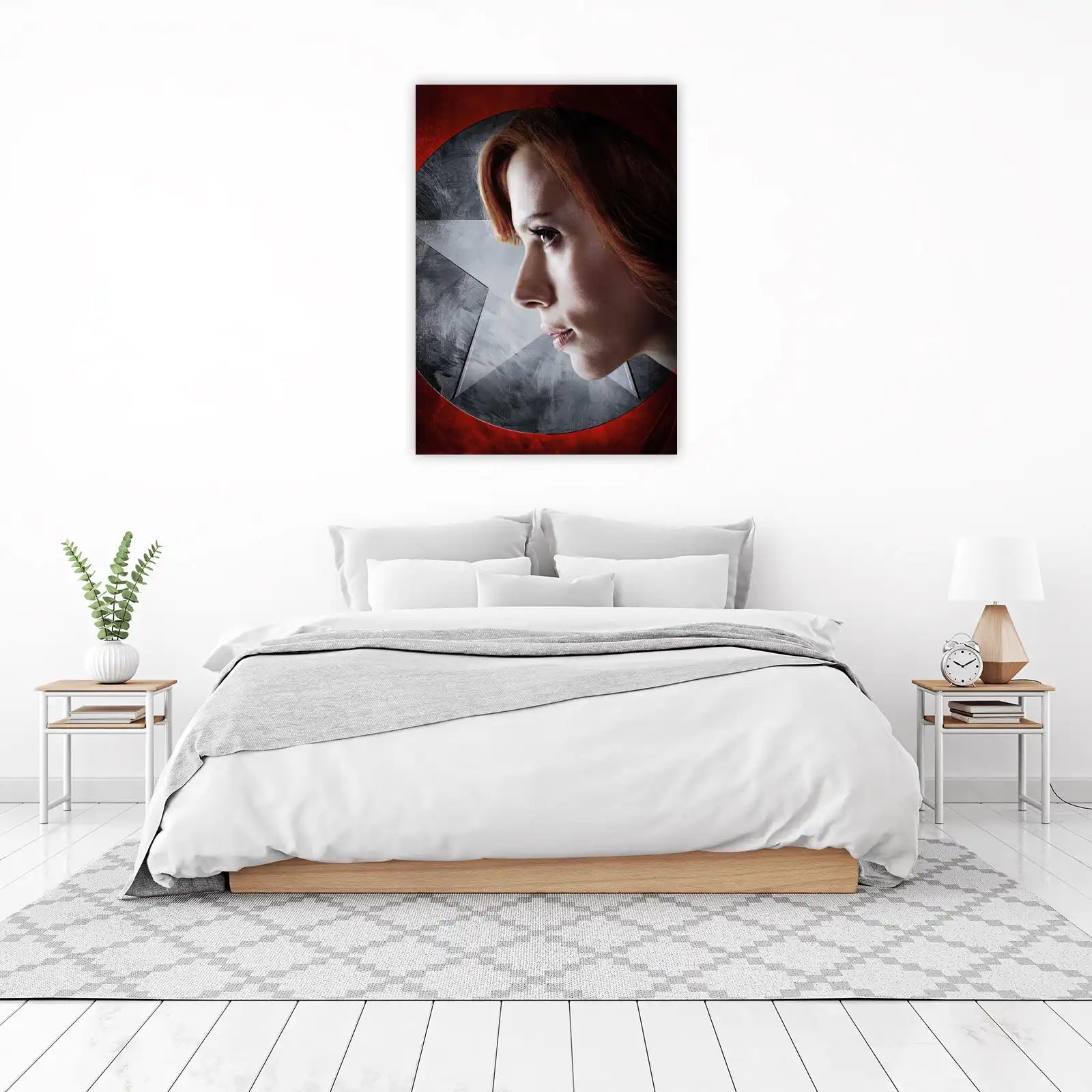 Black Widow Cinematic Portrait Wall Art