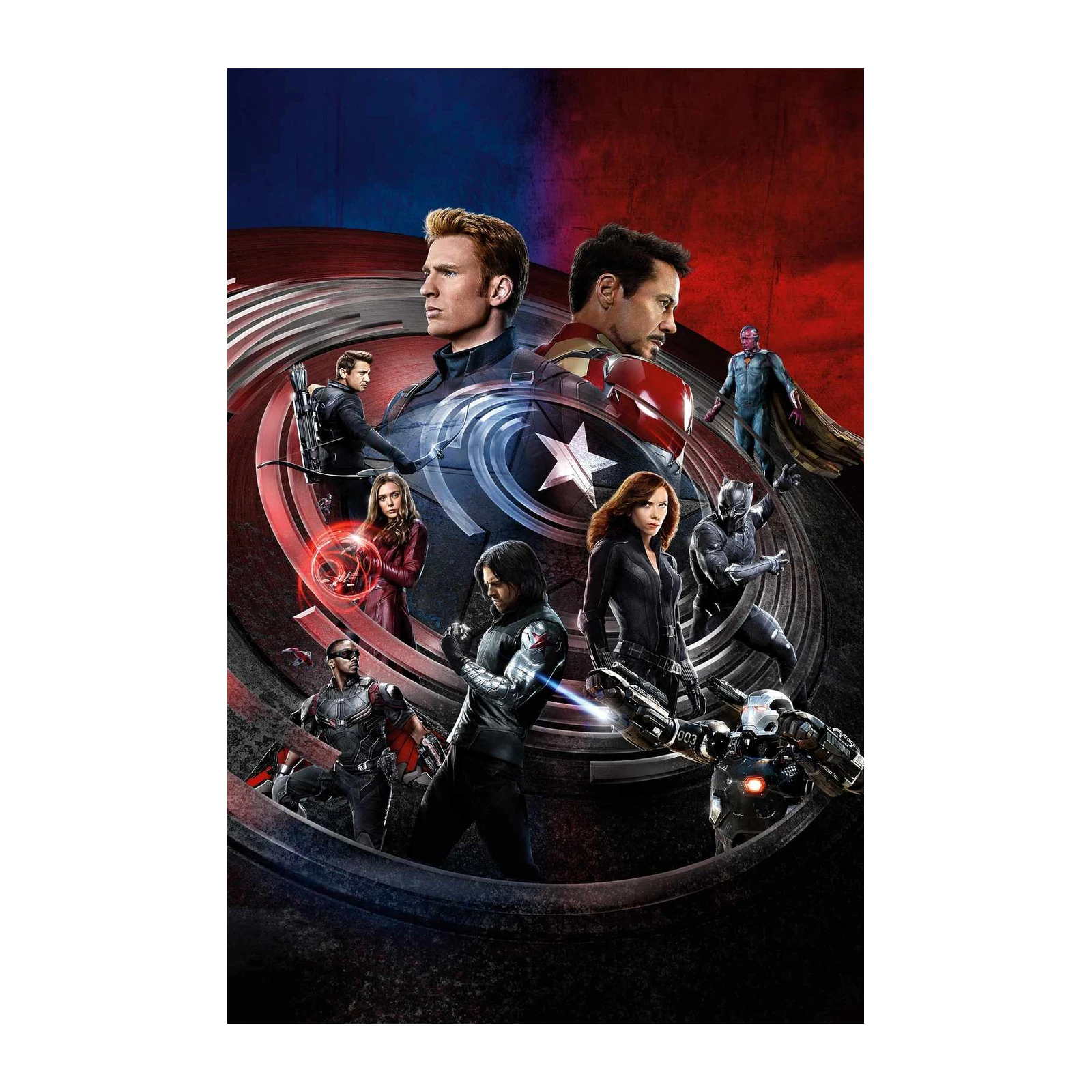 Epic Avengers Civil War Team Wall Art