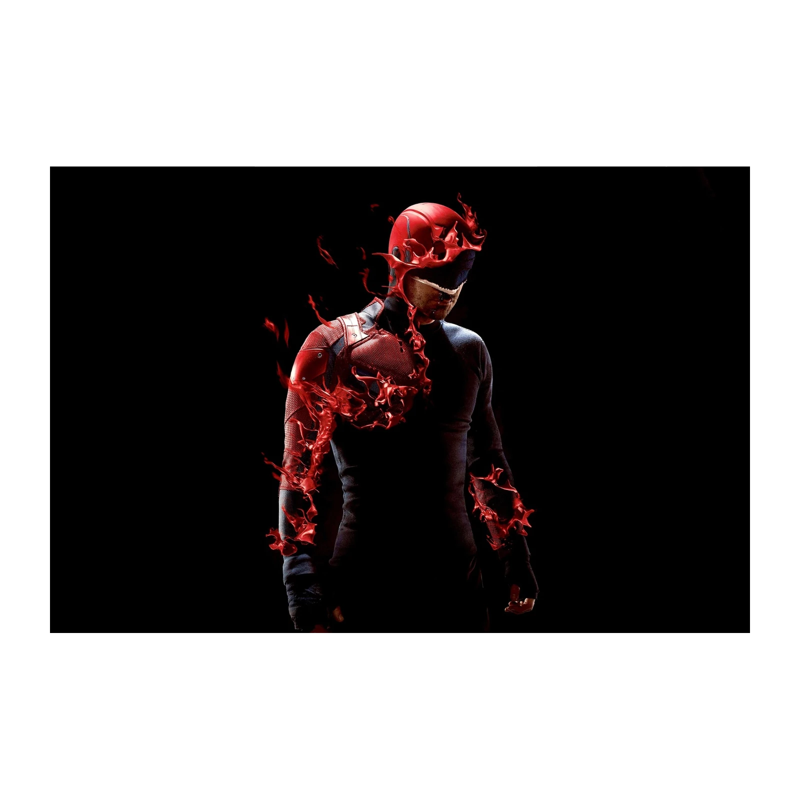 Daredevil Fiery Symbol Wall Art