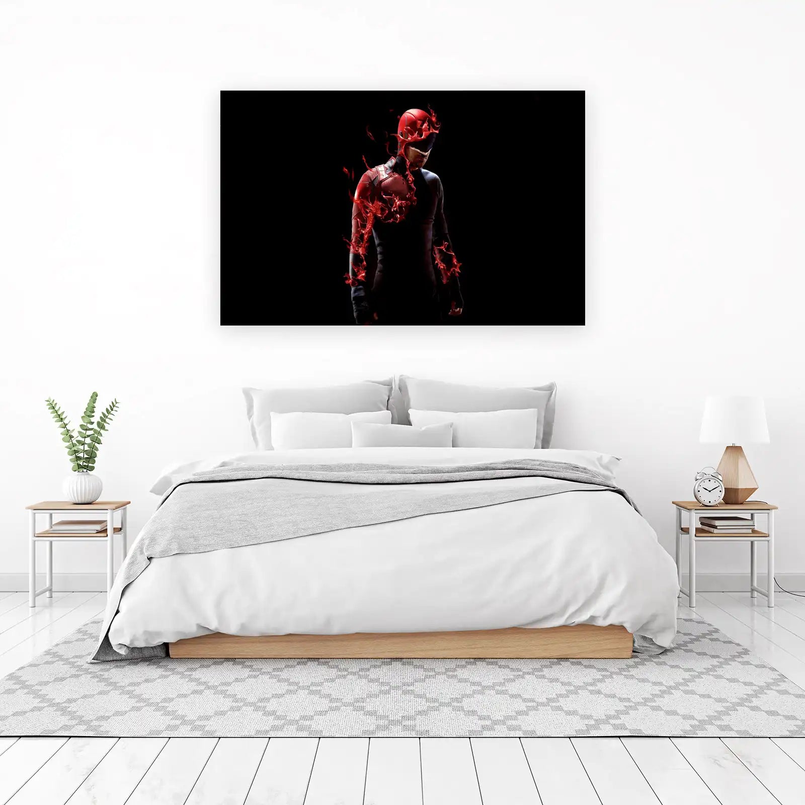 Daredevil Fiery Symbol Wall Art